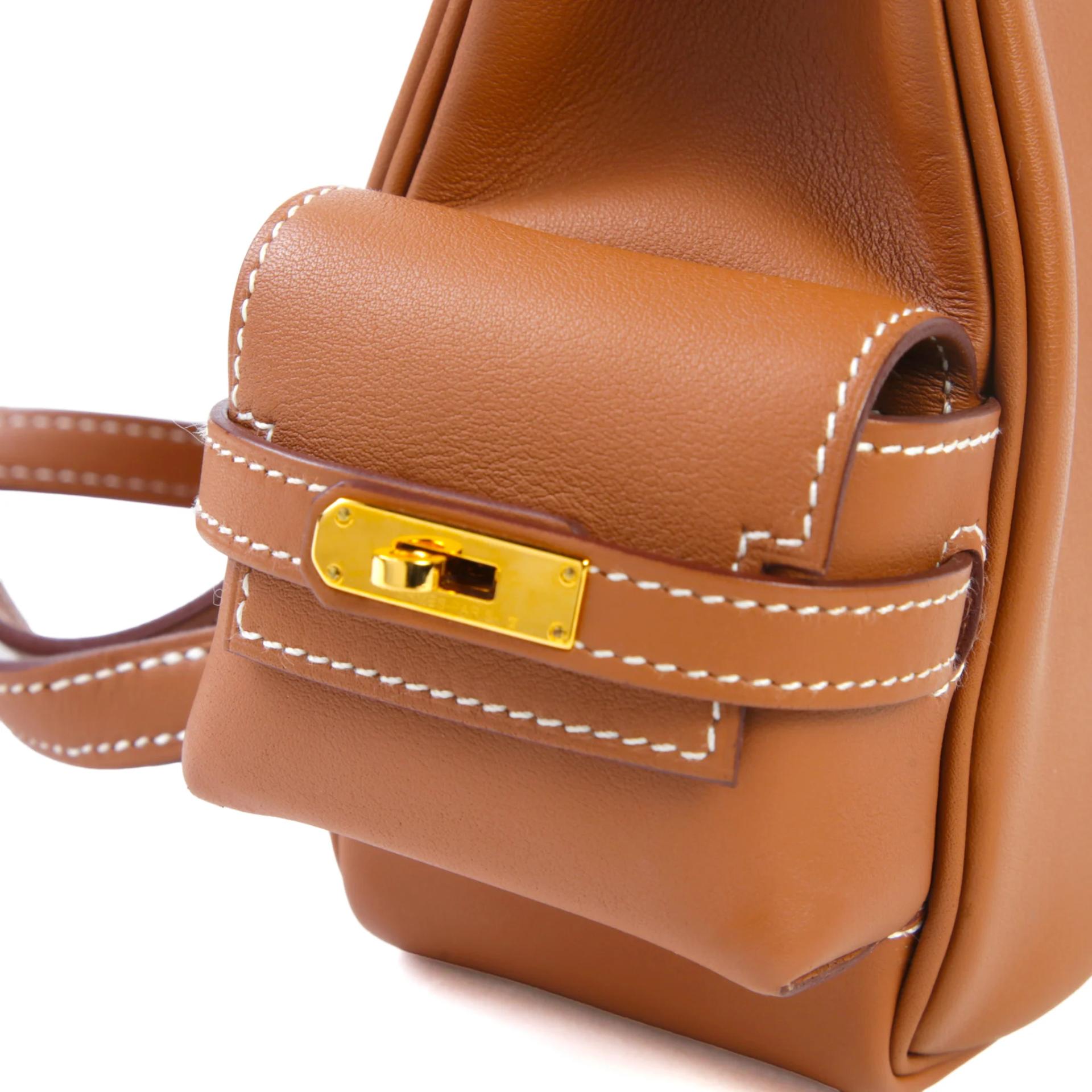 Very Good ( Rank A) HERMÈS Kelly Jump Gold (37) Swift Gold hardware W (2024) - 14