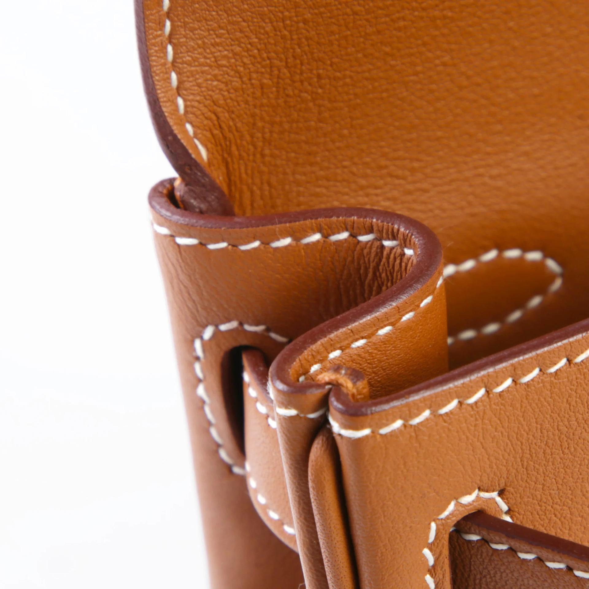 Very Good ( Rank A) HERMÈS Kelly Jump Gold (37) Swift Gold hardware W (2024) - 12