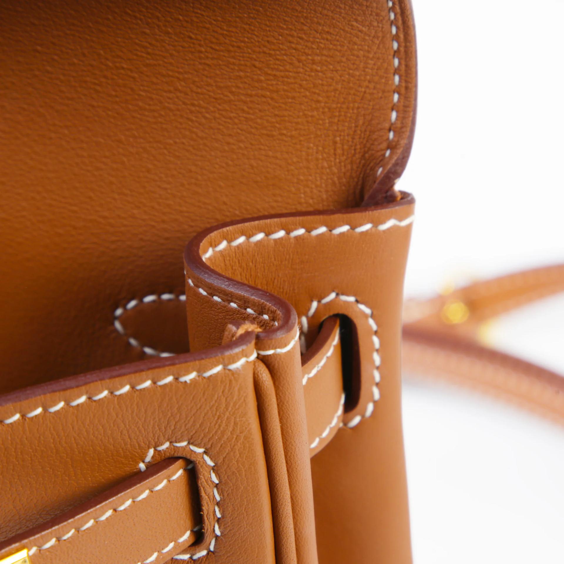 Very Good ( Rank A) HERMÈS Kelly Jump Gold (37) Swift Gold hardware W (2024) - 11
