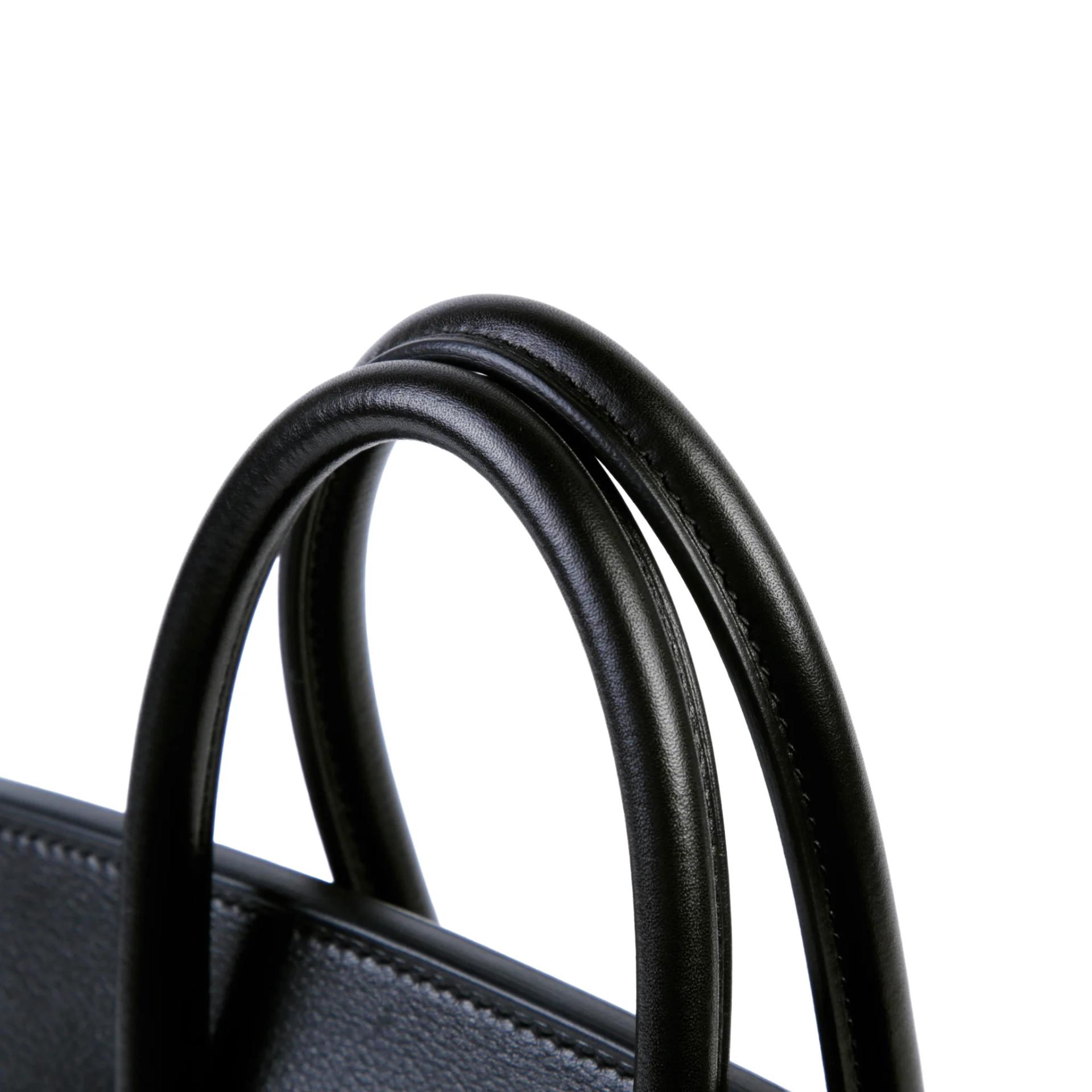 Brand New ( Rank N ) HERMÈS Birkin 25 Noir (89) Evergrain Palladium hardware G (2026) - 3