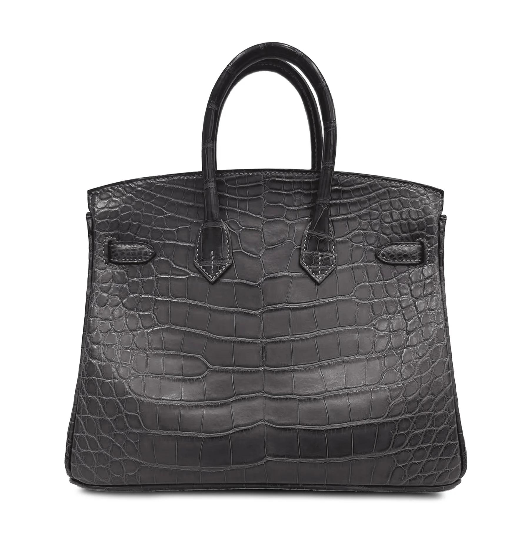 Brand New ( Rank N ) HERMÈS Birkin 25 Graphite (88) Matte Alligator Palladium hardware G (2026) - 2