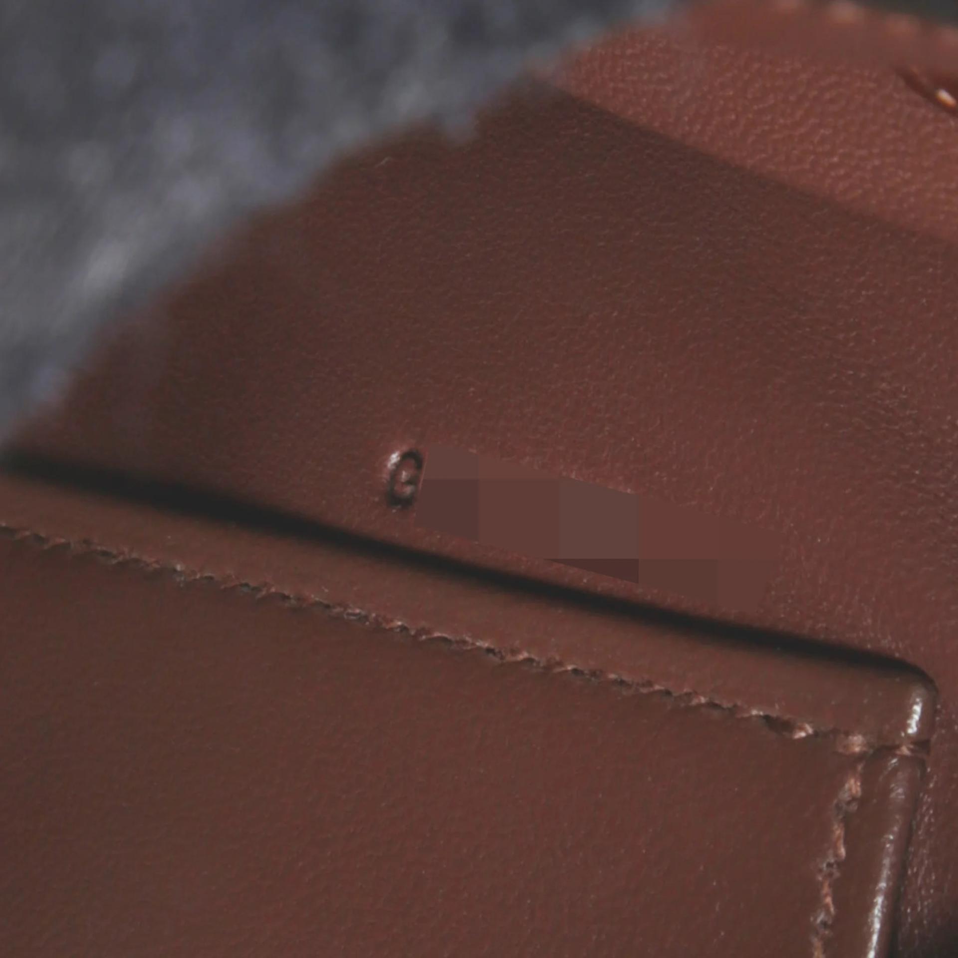 Very Good ( Rank A) HERMÈS Kelly Elan Terre (4D) Box-calf Permabrass hardware G (2026) - 12