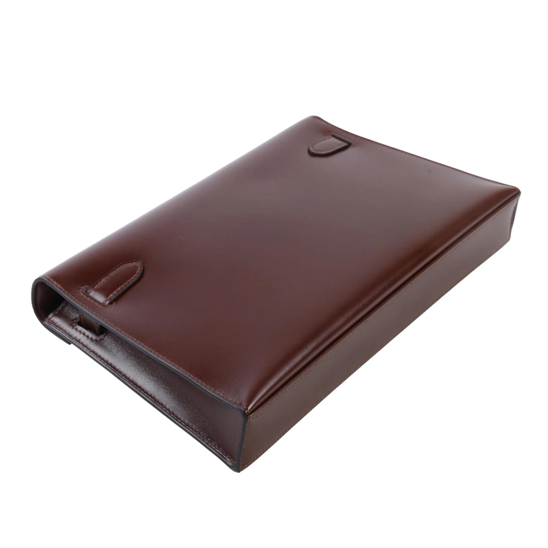 Very Good ( Rank A) HERMÈS Kelly Elan Terre (4D) Box-calf Permabrass hardware G (2026) - 5