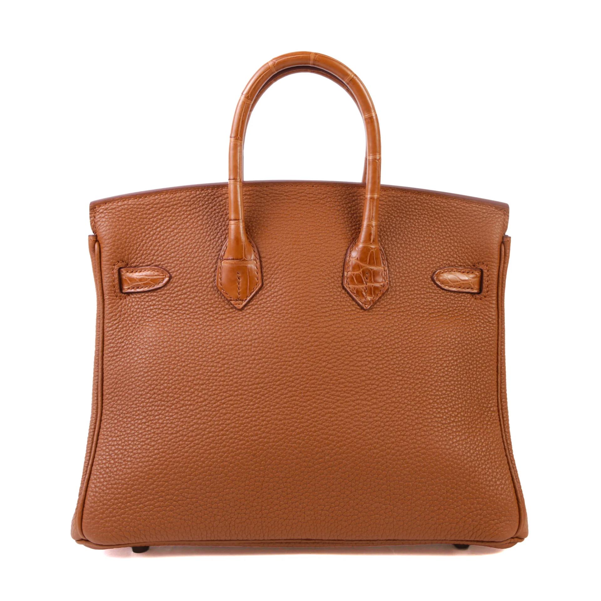 Brand New ( Rank N ) HERMÈS Birkin 25 Touch Gold (37) Matte Alligator Palladium hardware K (2025) - 2