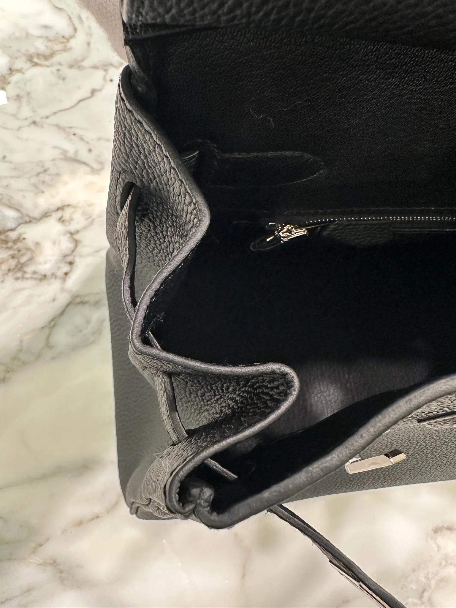 Brand New ( Rank N ) HERMÈS Birkin 30 Noir (89) Togo Palladium hardware G (2026) - 17