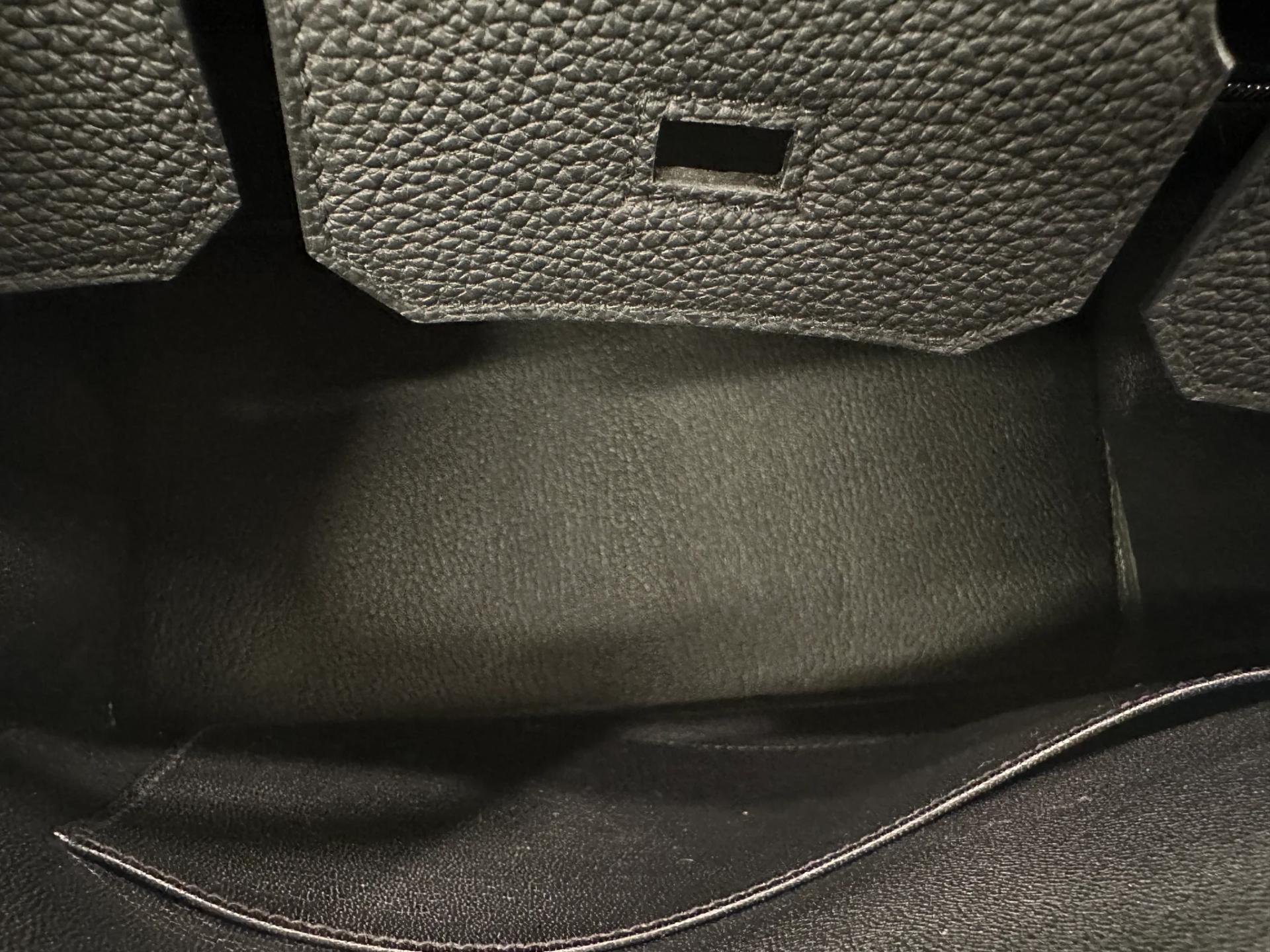Brand New ( Rank N ) HERMÈS Birkin 30 Noir (89) Togo Palladium hardware G (2026) - 15