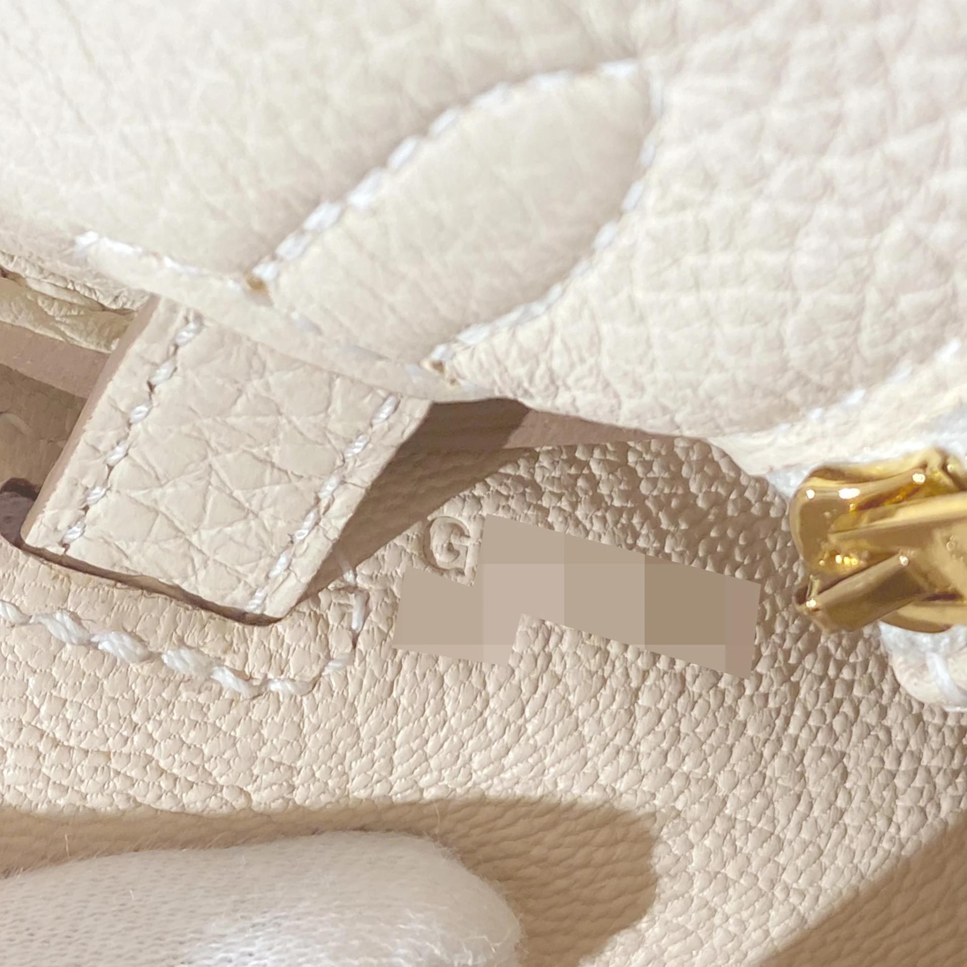Brand New ( Rank N ) HERMÈS Kelly 25 Craie (10) Togo Permabrass hardware G (2026) - 3