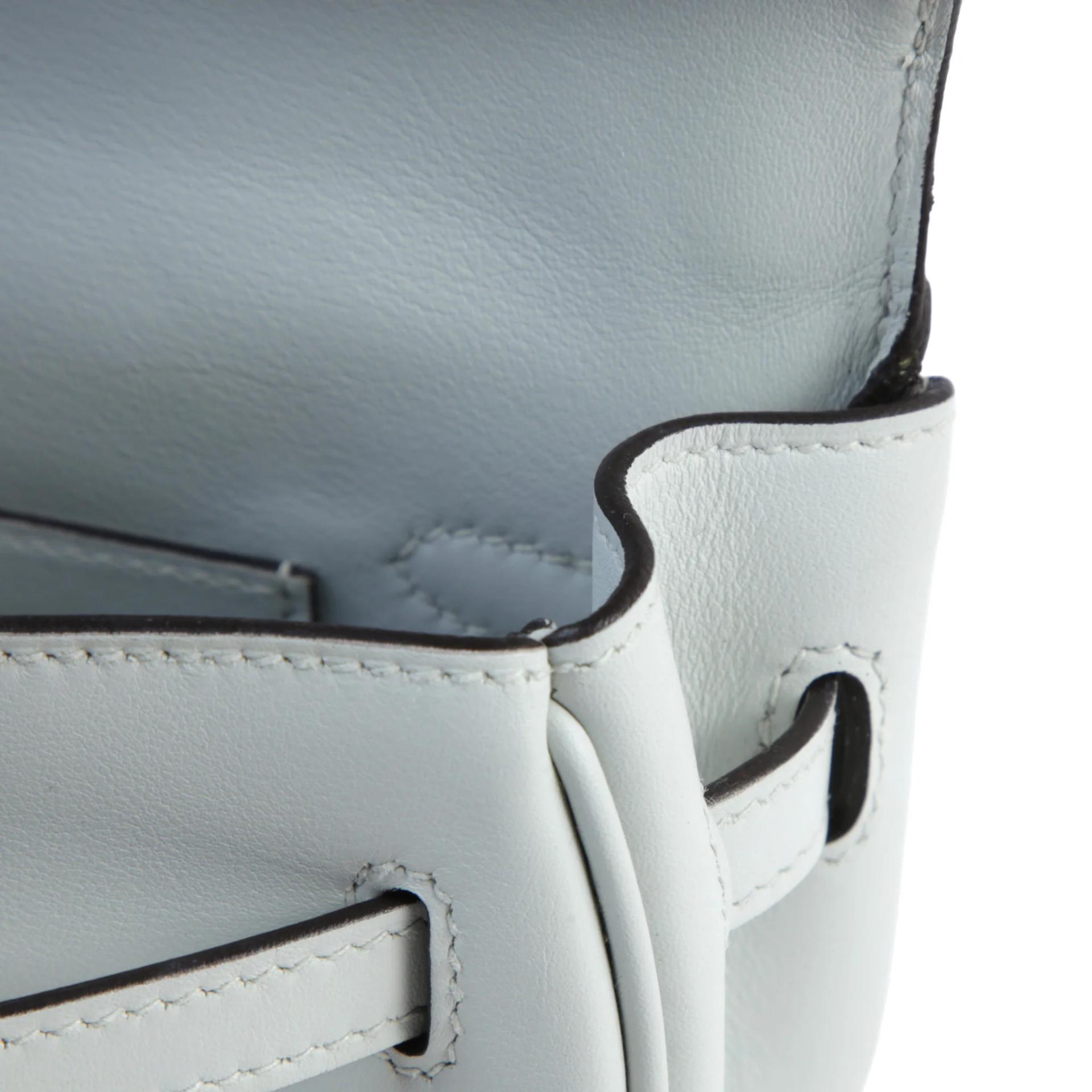 Unused ( Rank NS ) HERMÈS Kelly Moove Gris Platine (N4) Swift Palladium hardware W (2024) - 10