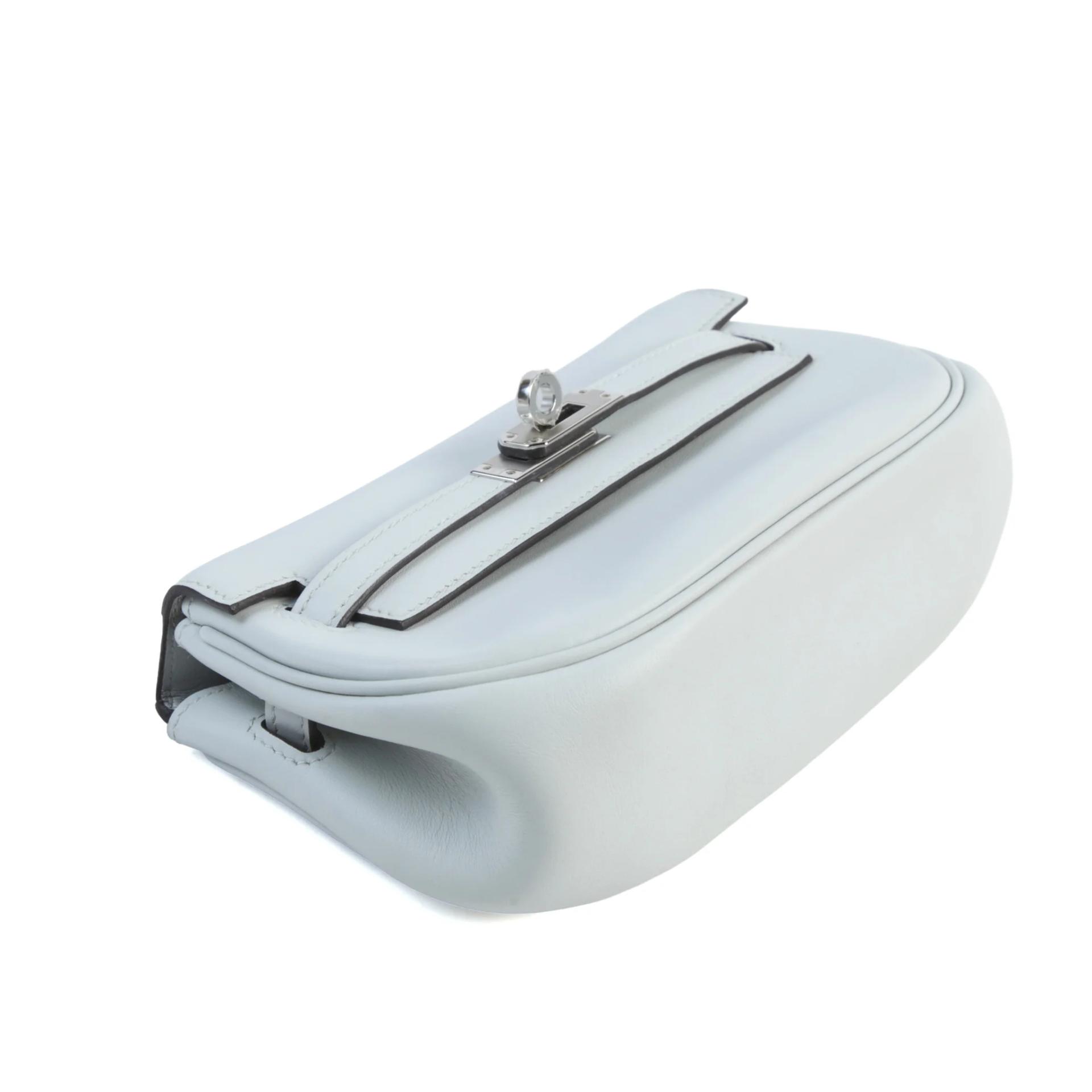 Unused ( Rank NS ) HERMÈS Kelly Moove Gris Platine (N4) Swift Palladium hardware W (2024) - 3