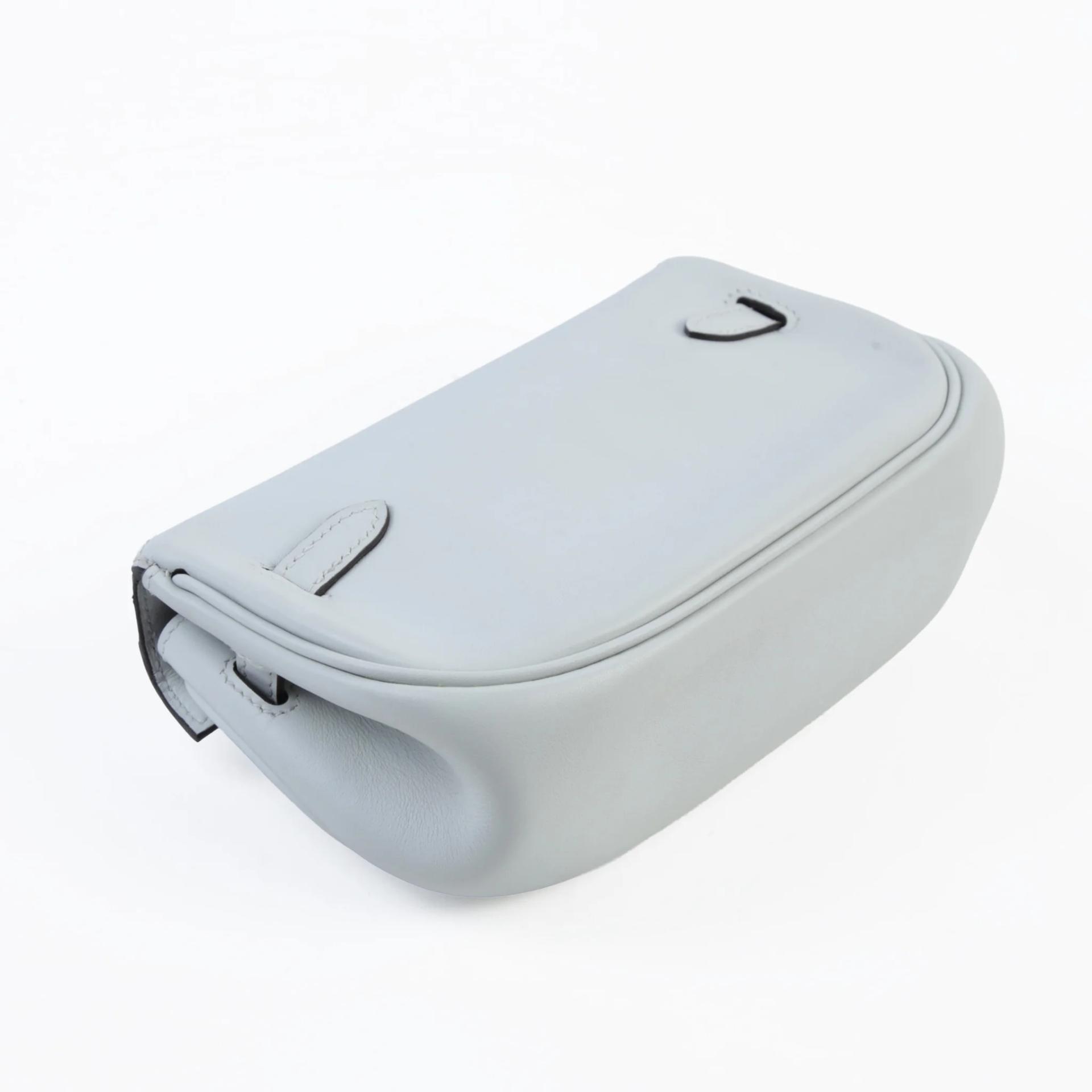 Unused ( Rank NS ) HERMÈS Kelly Moove Gris Platine (N4) Swift Palladium hardware W (2024) - 5