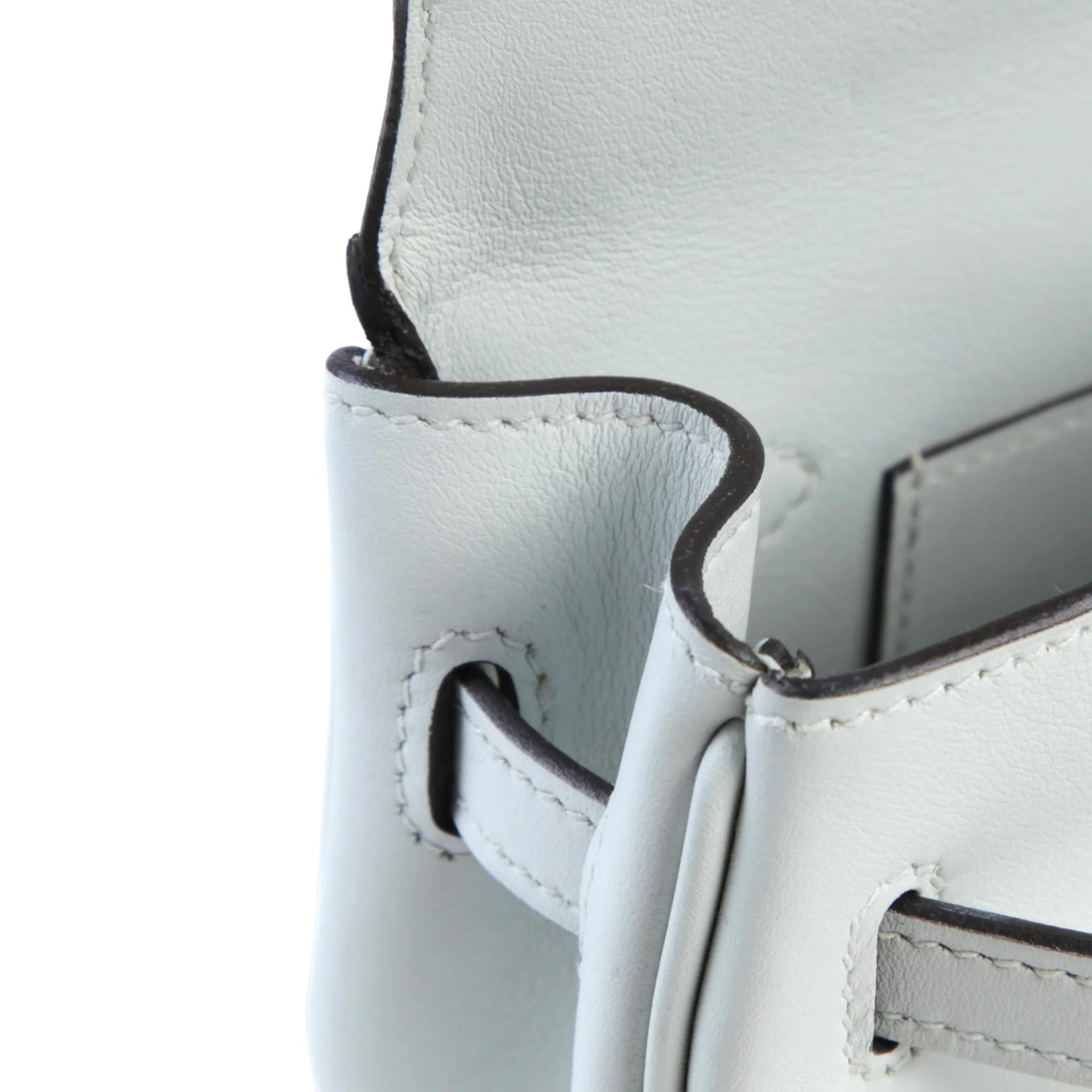Unused ( Rank NS ) HERMÈS Kelly Moove Gris Platine (N4) Swift Palladium hardware W (2024) - 11
