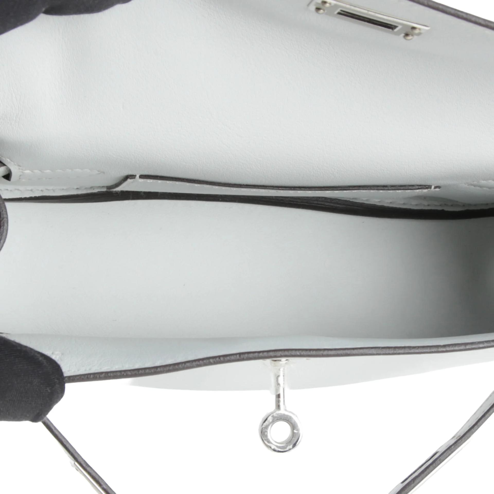 Unused ( Rank NS ) HERMÈS Kelly Moove Gris Platine (N4) Swift Palladium hardware W (2024) - 9