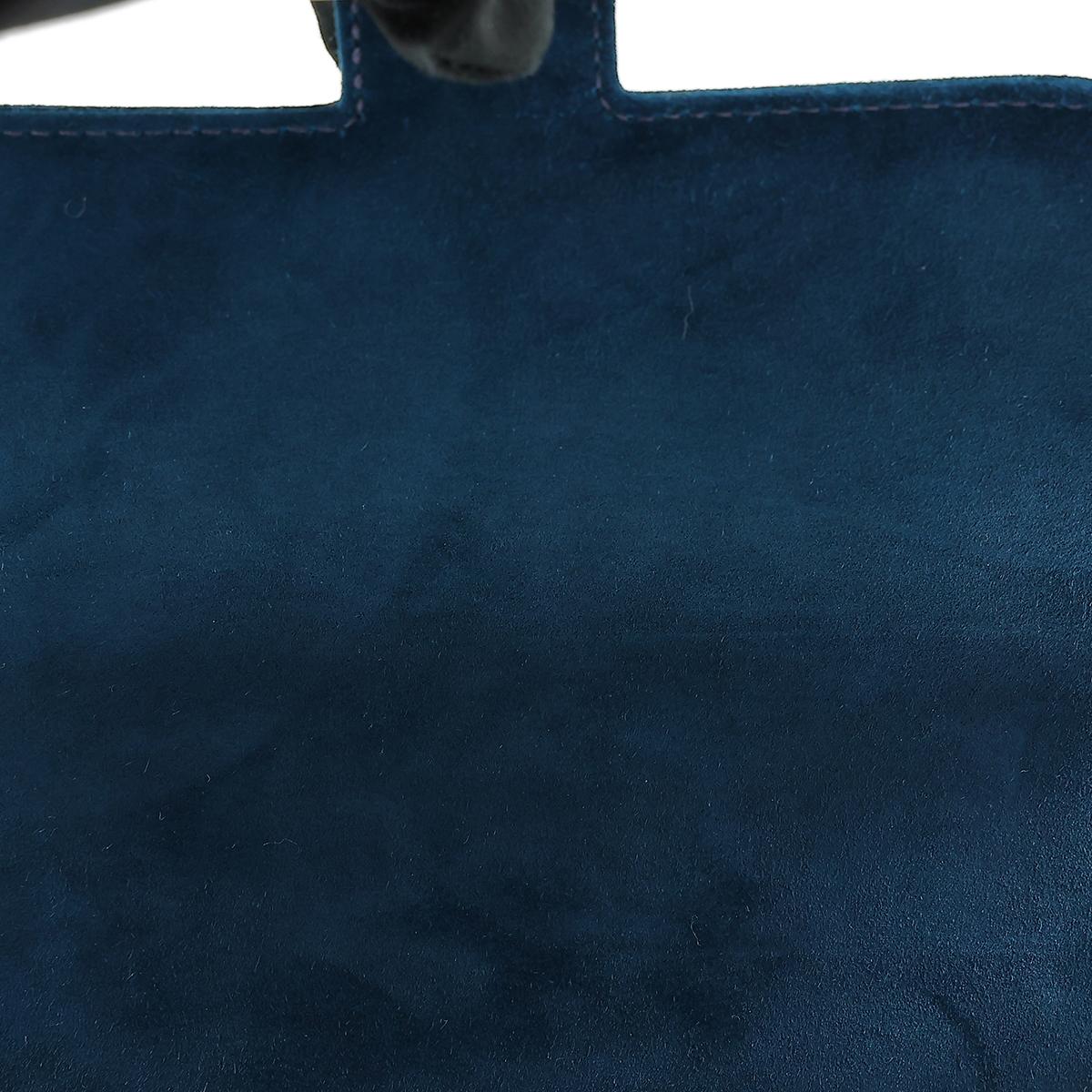 HERMÈS Constance Mini 19 shoulder bag in Blue Ocean Doblis suede with Gold hardware - 15