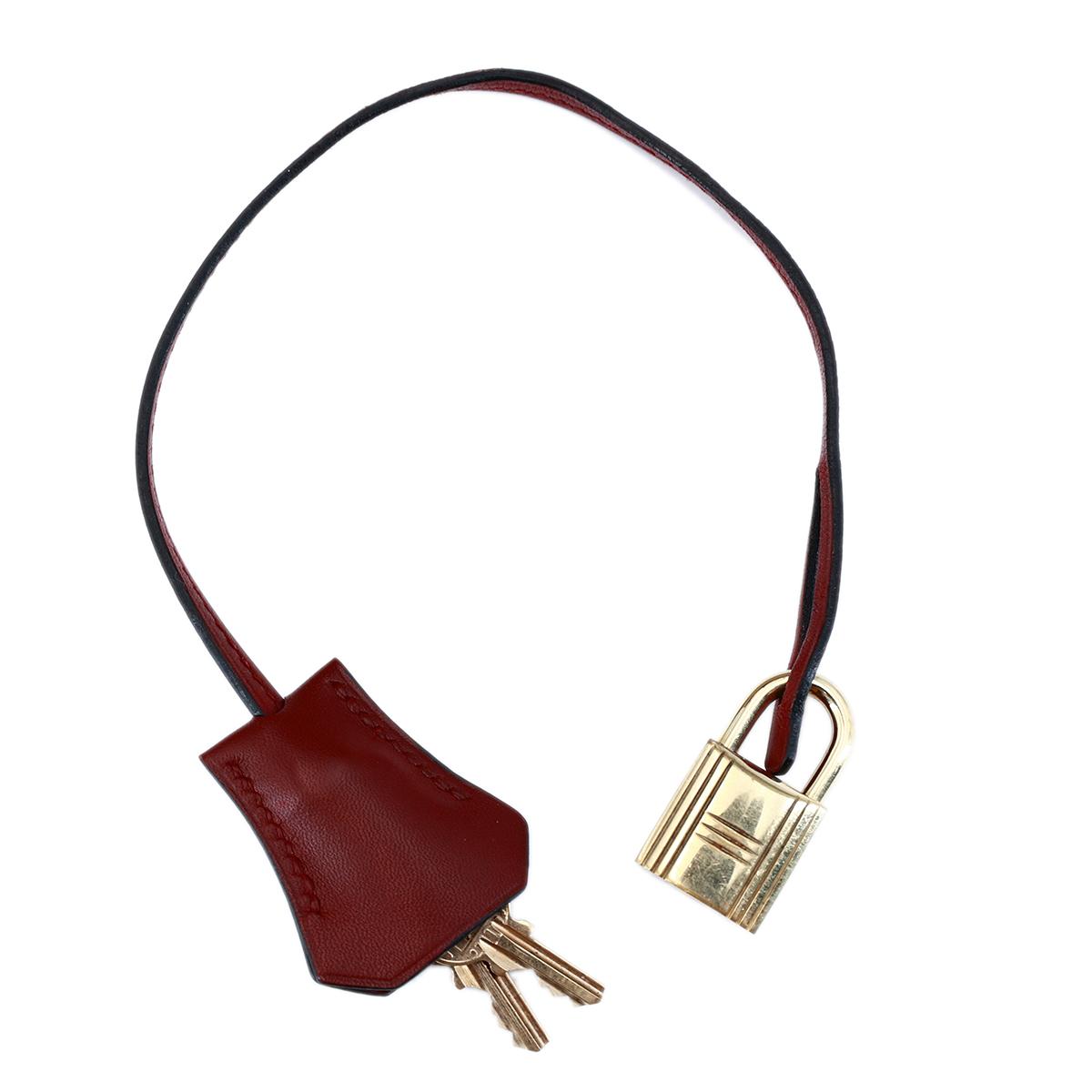 HERMÈS Birkin 35 handbag in Rouge H Box calfskin and Canvas with Gold hardware - 18