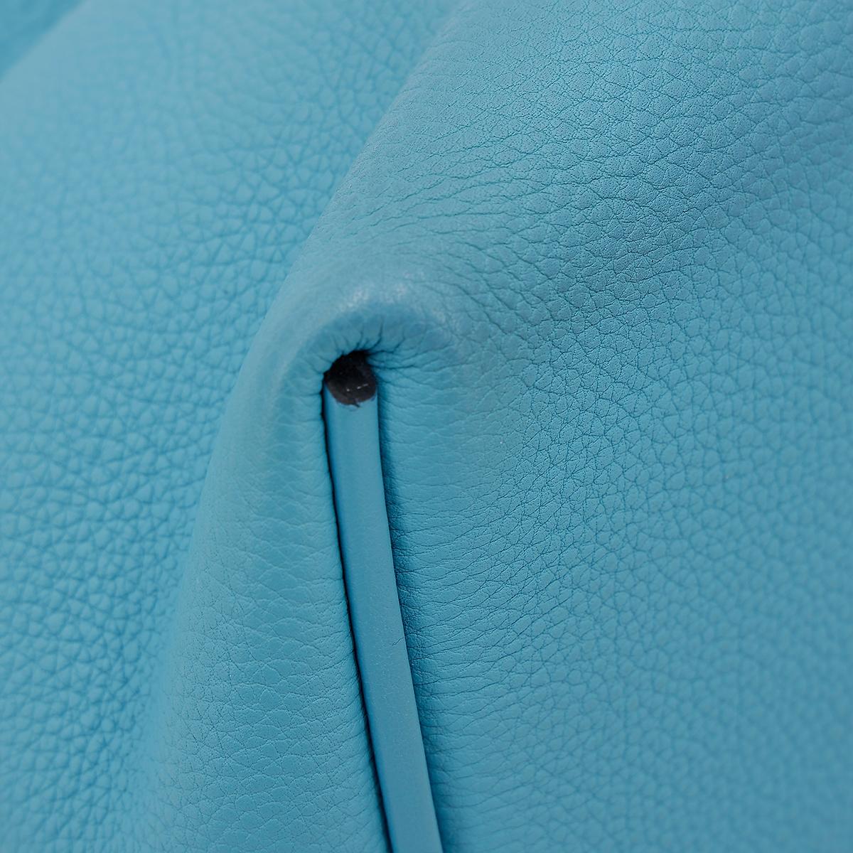Very Good ( Rank A) HERMÈS 24/24 - 29 Bleu du Nord (P3) Clemence Palladium hardware D (2019) - 8