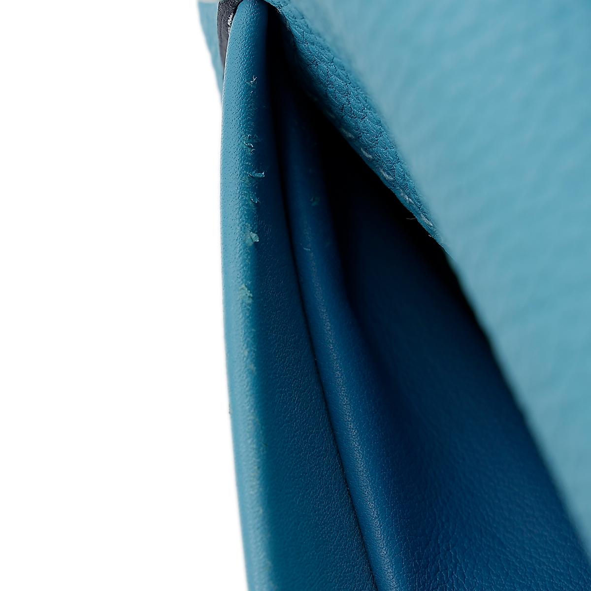Very Good ( Rank A) HERMÈS 24/24 - 29 Bleu du Nord (P3) Clemence Palladium hardware D (2019) - 19
