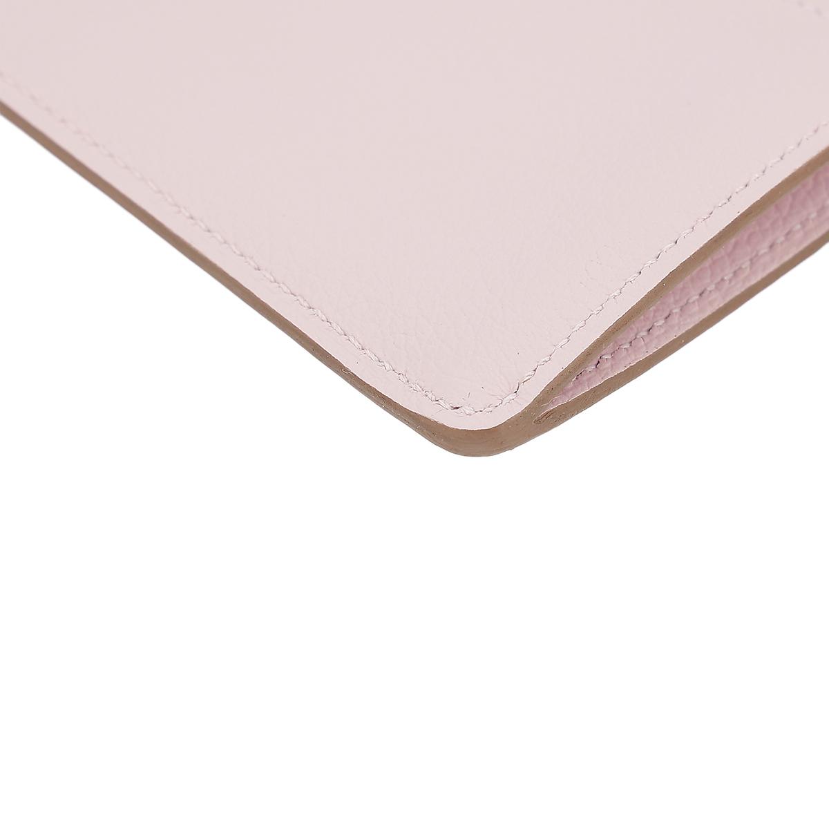 Brand New ( Rank N ) HERMÈS Roulis Slim Mauve Pale (09) Vert Rousseau (V0) Evercolor Permabrass hardware U (2022) - 24