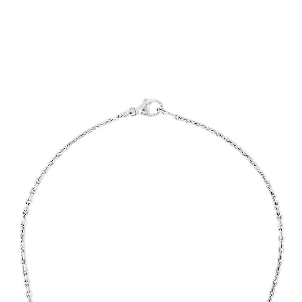 HERMÈS Mini Pop H pendant White lacquered metal with Palladium hardware - 9