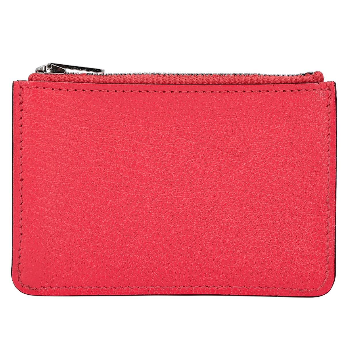 HERMÈS Roulis Slim wallet in Rose Texas Chevre leather with Palladium hardware - 20