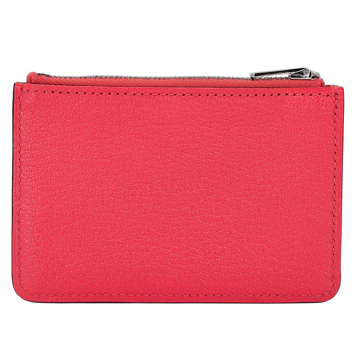 HERMÈS Roulis Slim wallet in Rose Texas Chevre leather with Palladium hardware - 18