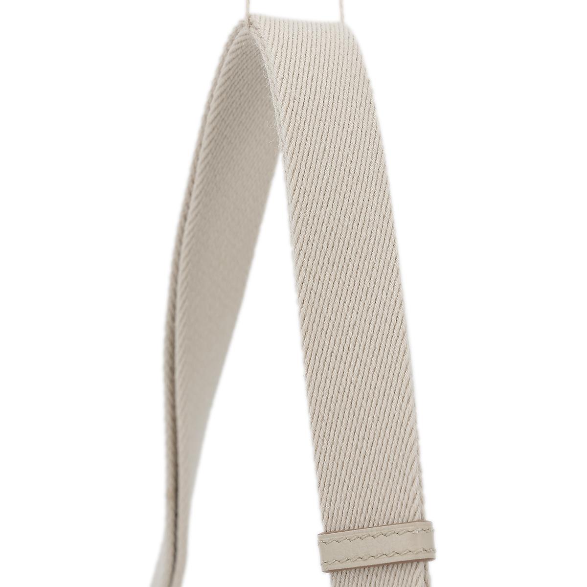 HERMÈS Jypsiere Mini shoulder bag in Beton Evercolor leather with Palladium hardware - 6