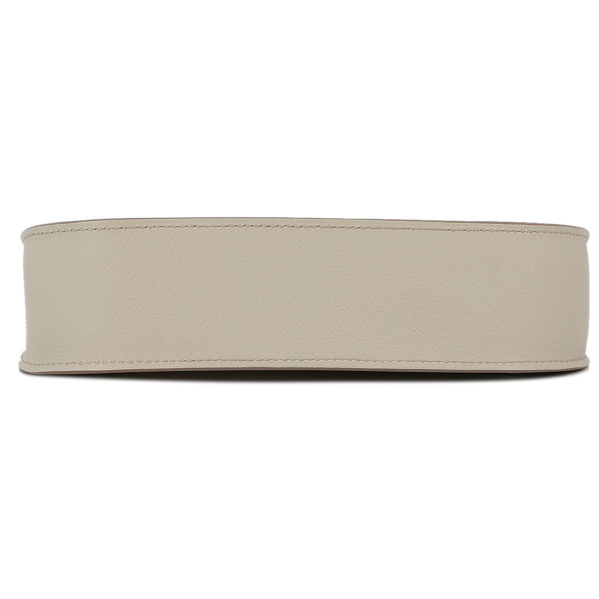 HERMÈS Jypsiere Mini shoulder bag in Beton Evercolor leather with Palladium hardware - 8