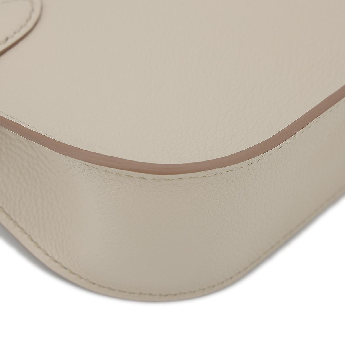 HERMÈS Jypsiere Mini shoulder bag in Beton Evercolor leather with Palladium hardware - 11