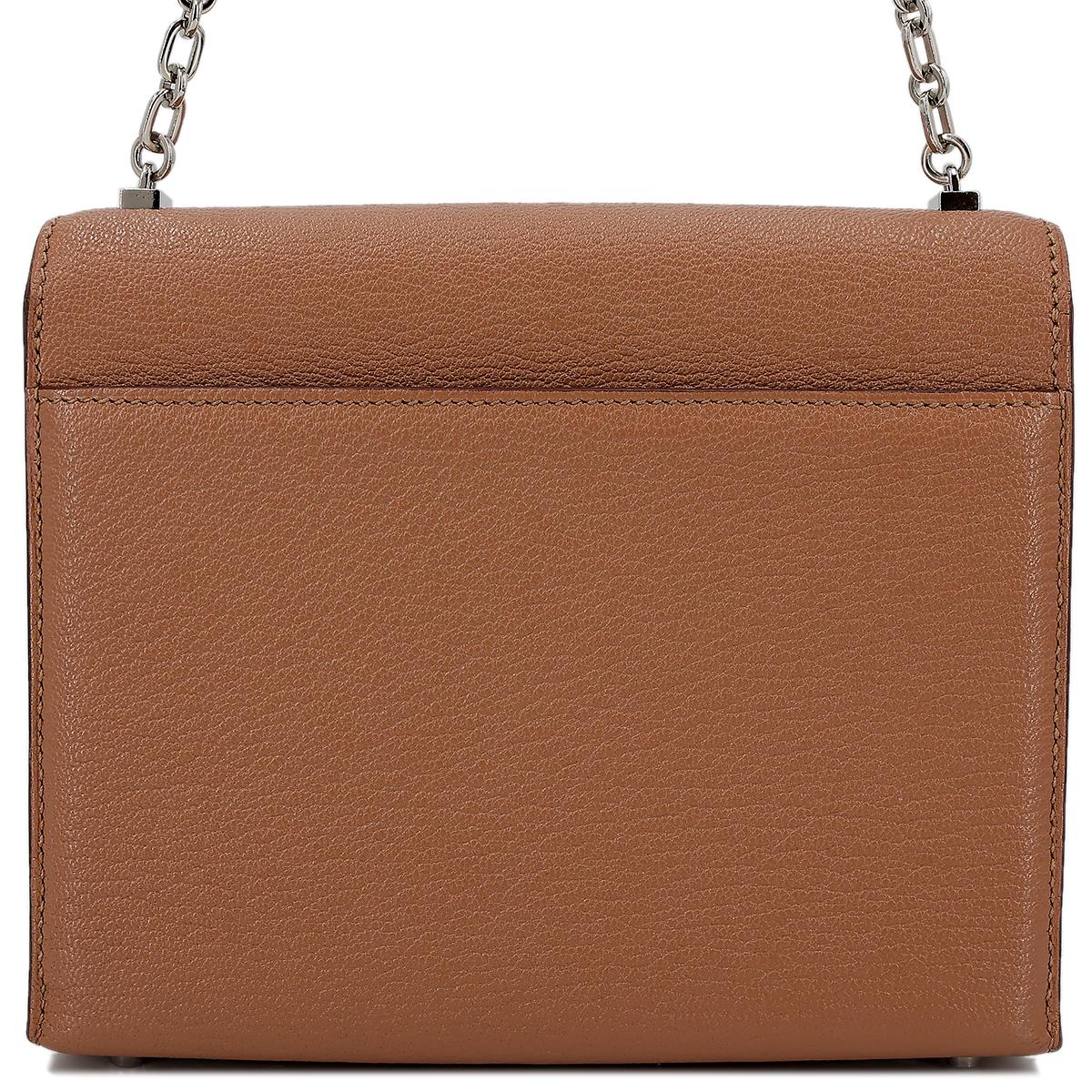 HERMÈS Verrou Mini shoulder bag in Quebracho Chevre leather with Palladium hardware - 3