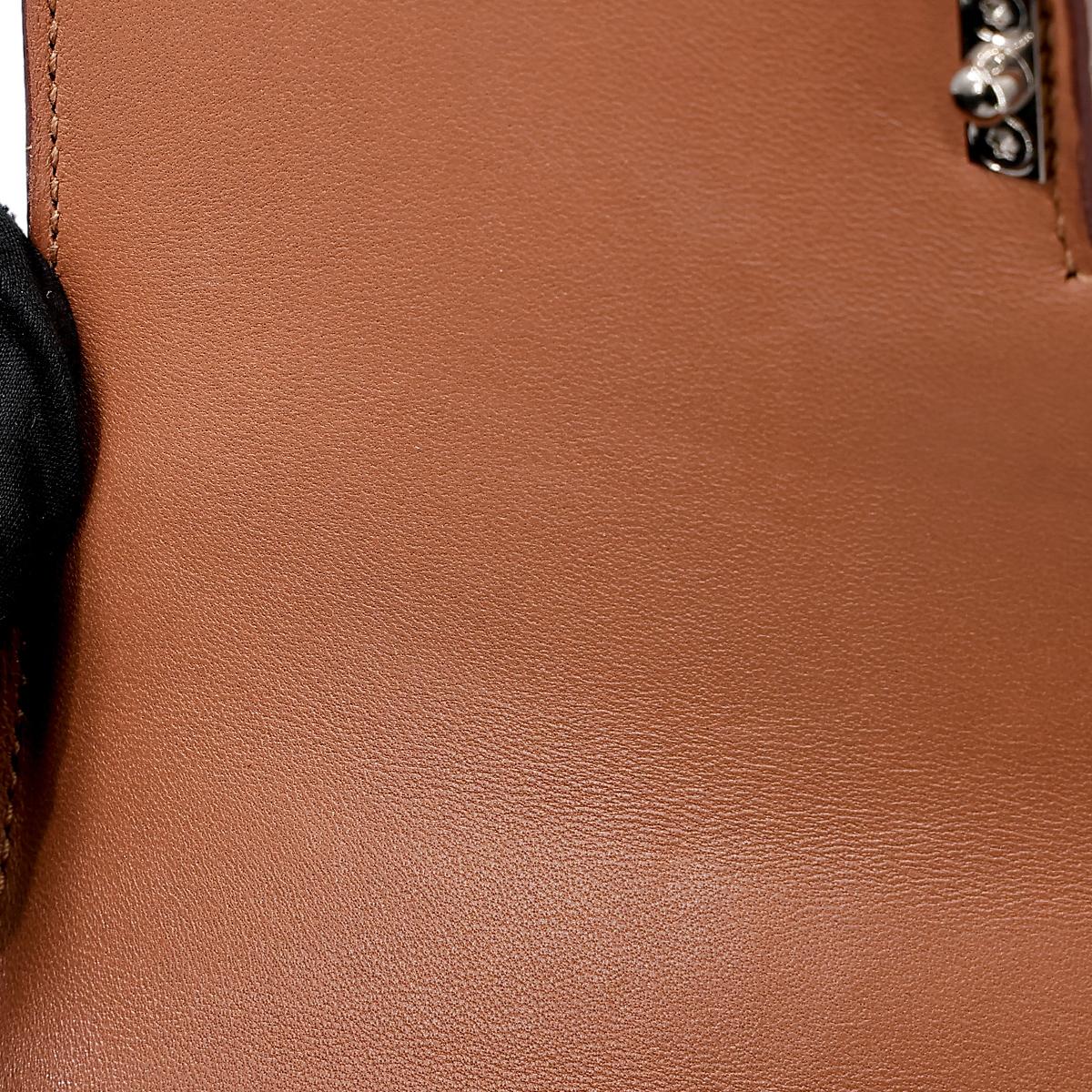 HERMÈS Verrou Mini shoulder bag in Quebracho Chevre leather with Palladium hardware - 19