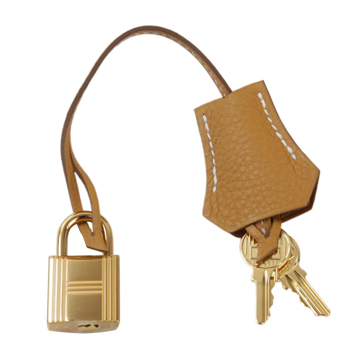 HERMÈS Birkin 25 handbag in Natural Sable Togo leather with Gold hardware - 18