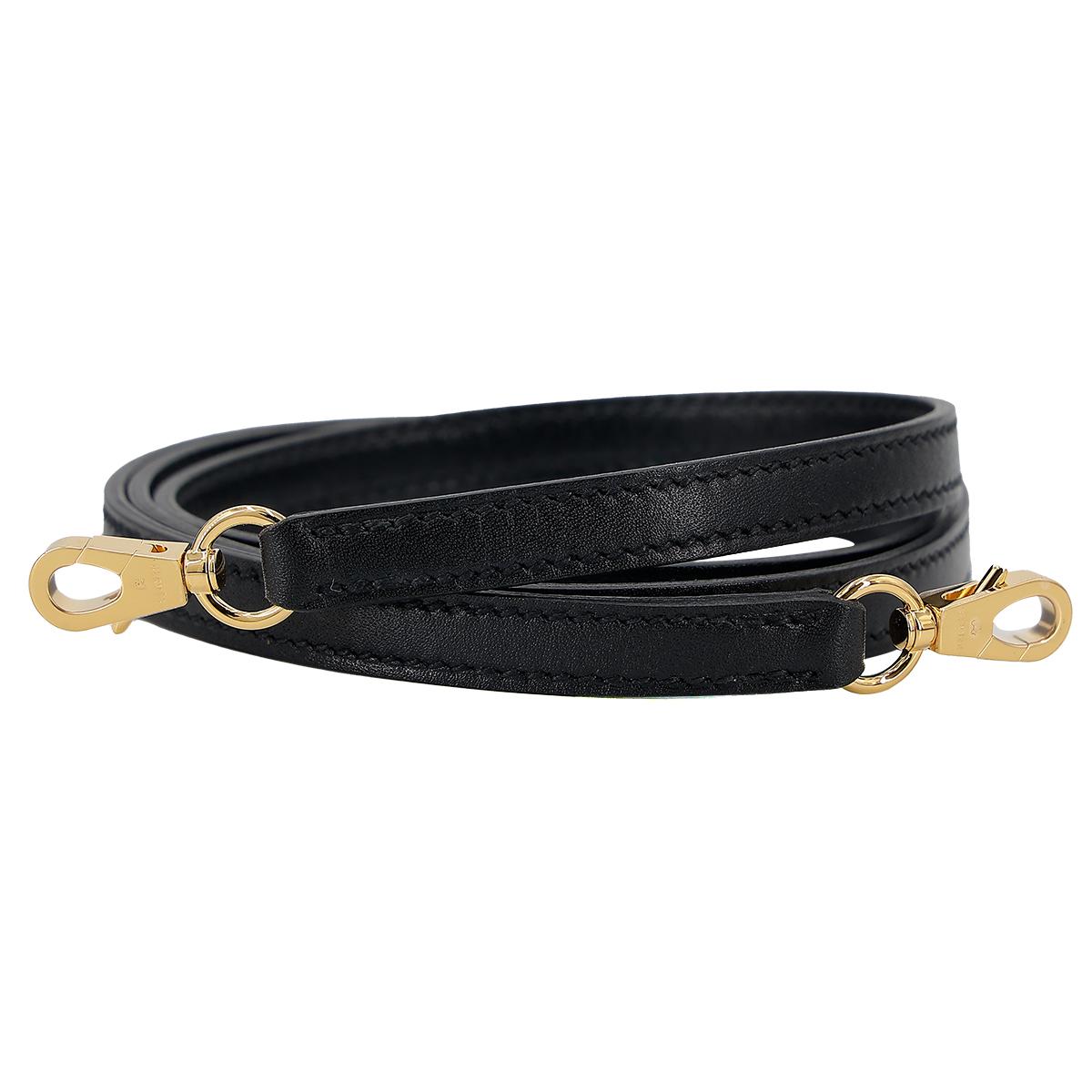 HERMÈS Mini Kelly II handbag in Black Box calfskin with Gold hardware - 20
