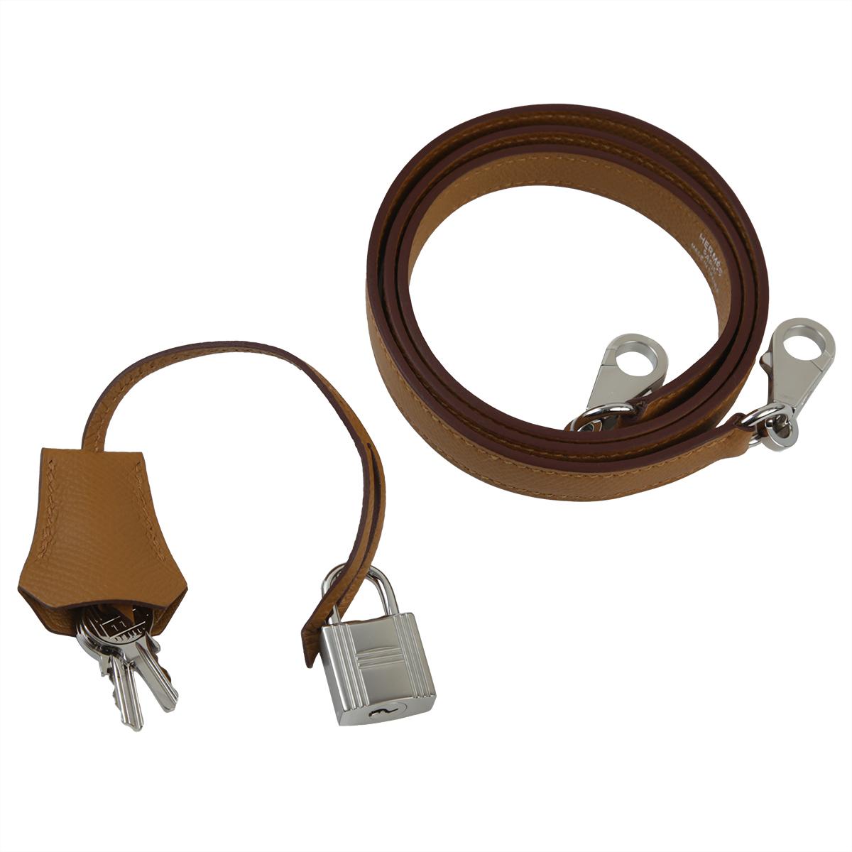 Brand New ( Rank N ) HERMÈS Kelly 25 Sesame (2S) Epsom Palladium hardware W (2024) - 18