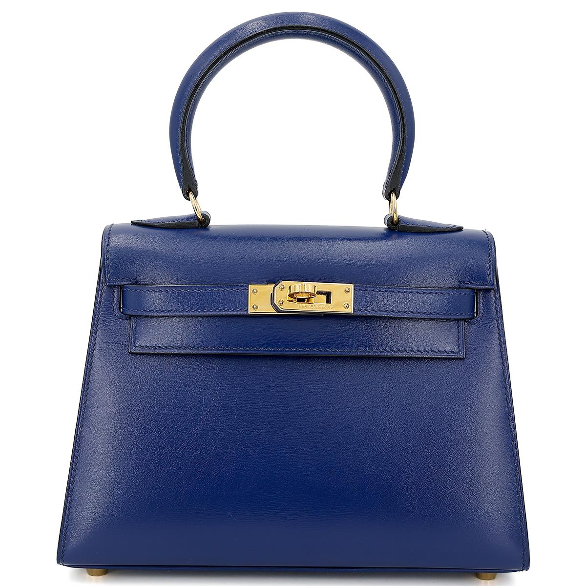 Vintage Mini Kelly 20 Bleu Saphir (73)