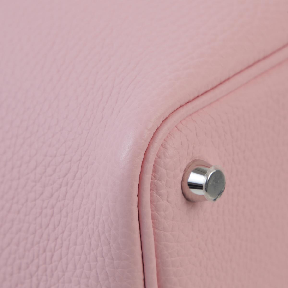 Unused ( Rank NS ) HERMÈS Picotin Lock PM Rose Sakura (3Q) Clemence Palladium hardware B (2023) - 8