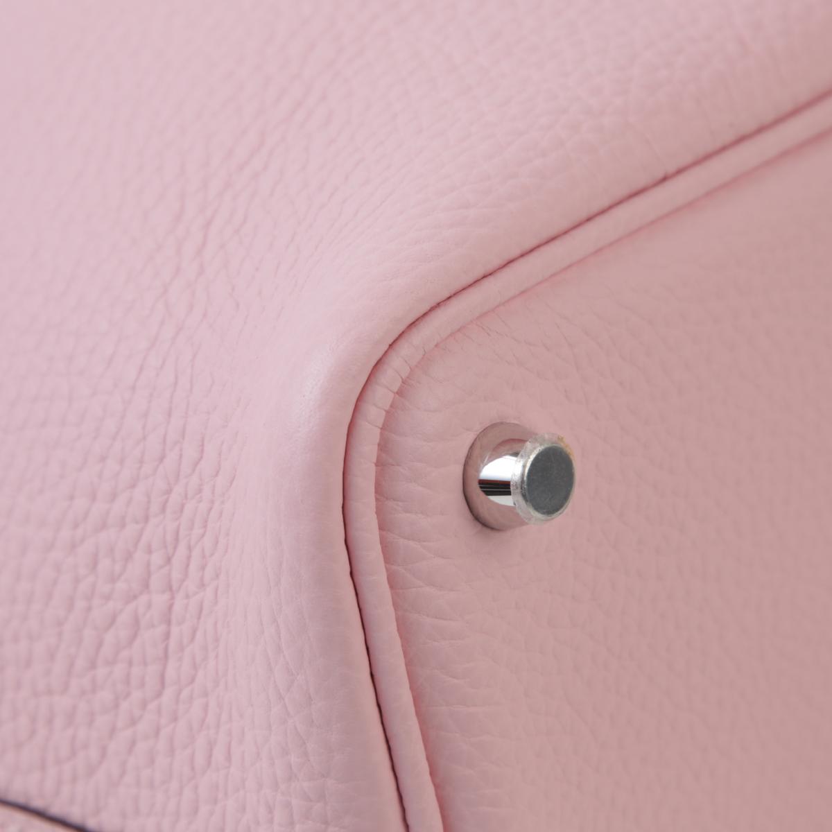 Unused ( Rank NS ) HERMÈS Picotin Lock PM Rose Sakura (3Q) Clemence Palladium hardware B (2023) - 10