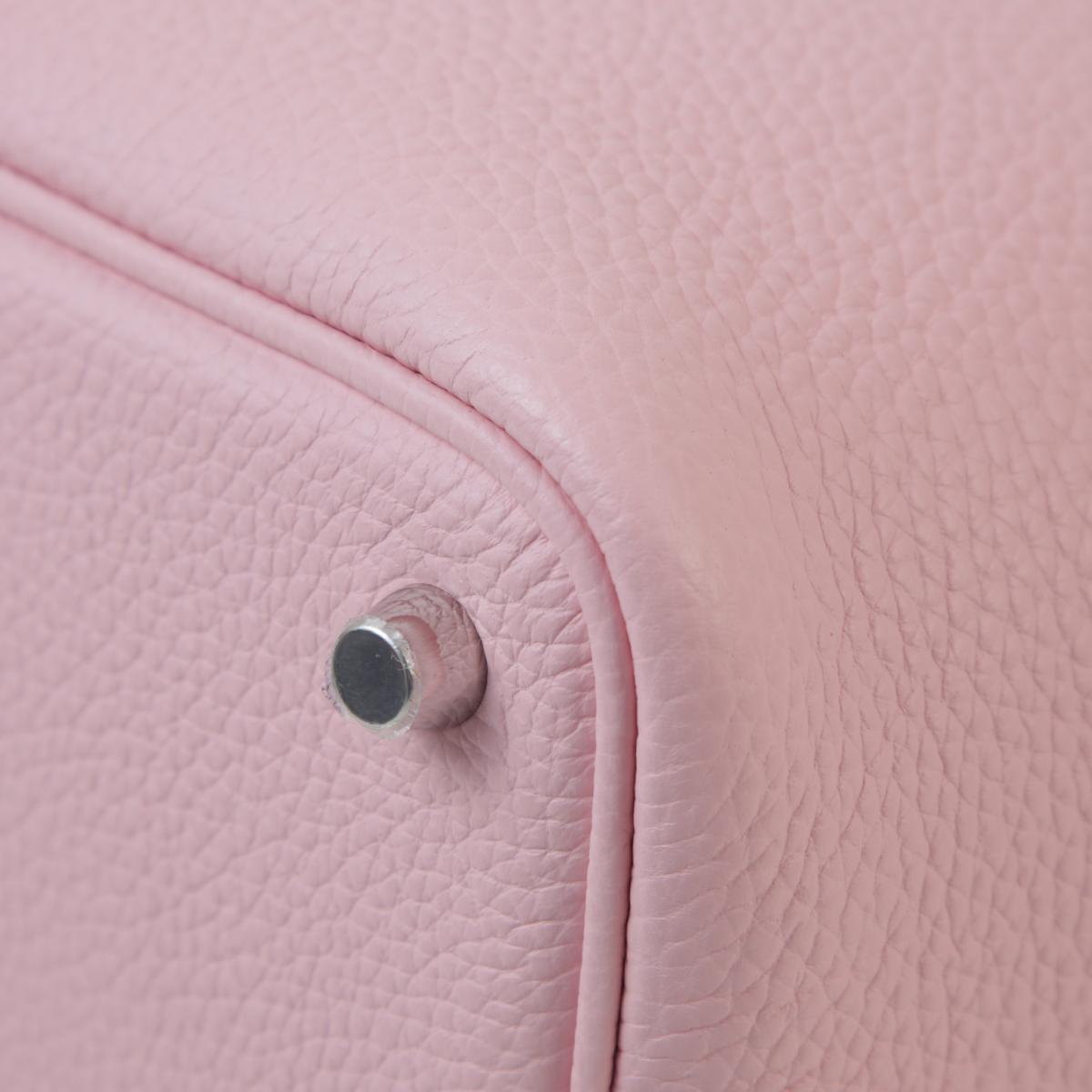 Unused ( Rank NS ) HERMÈS Picotin Lock PM Rose Sakura (3Q) Clemence Palladium hardware B (2023) - 11