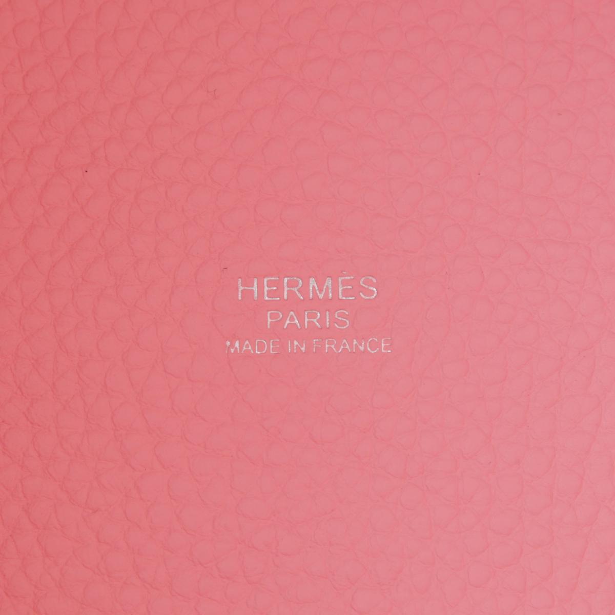Unused ( Rank NS ) HERMÈS Picotin Lock PM Rose Sakura (3Q) Clemence Palladium hardware B (2023) - 13