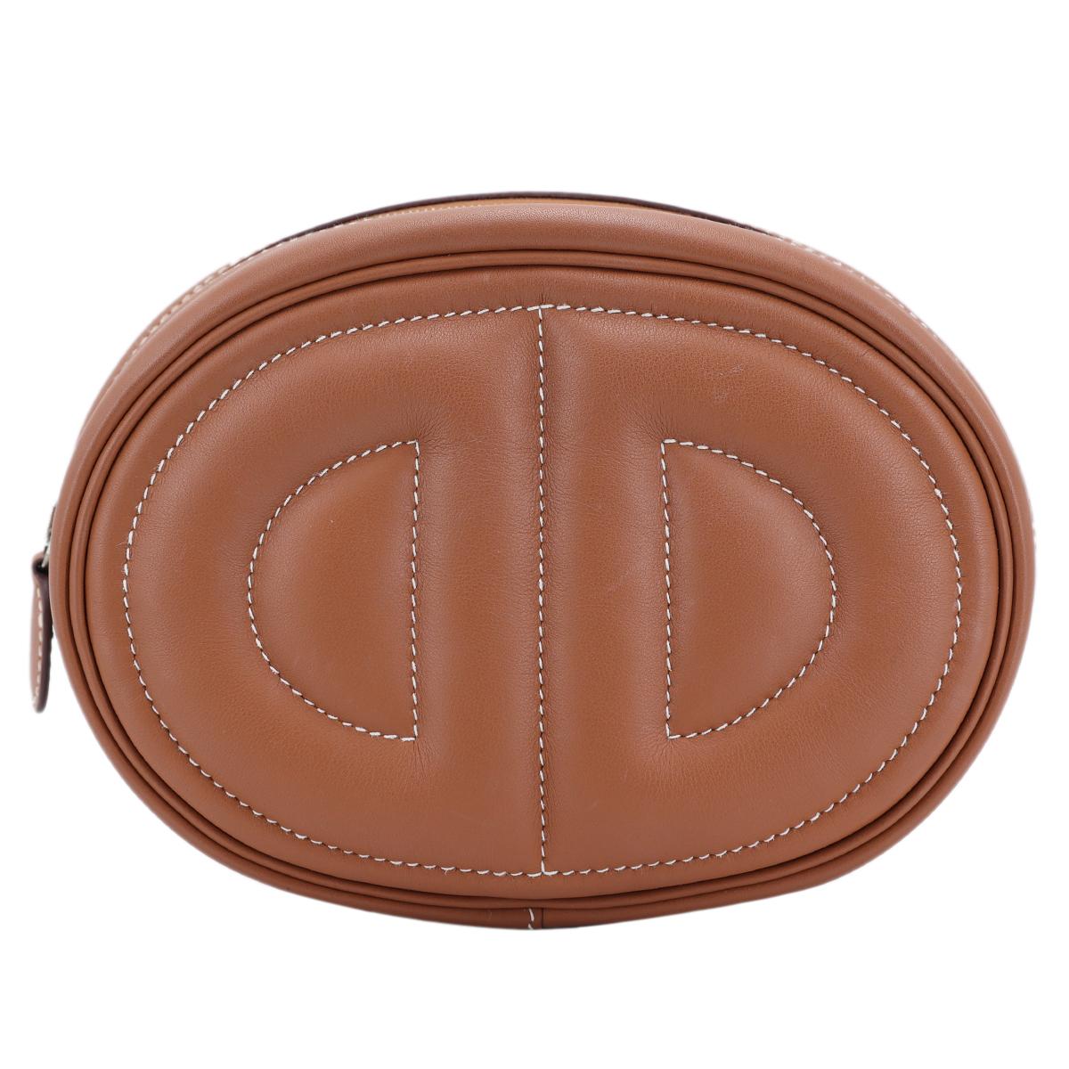 Excellent ( Rank SA ) HERMÈS In The Loop belt bag Gold (37) Swift Palladium hardware Z (2021) - 1