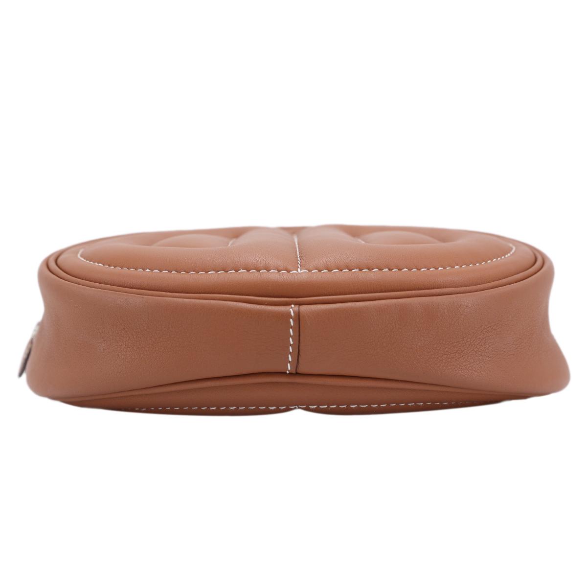 Excellent ( Rank SA ) HERMÈS In The Loop belt bag Gold (37) Swift Palladium hardware Z (2021) - 6