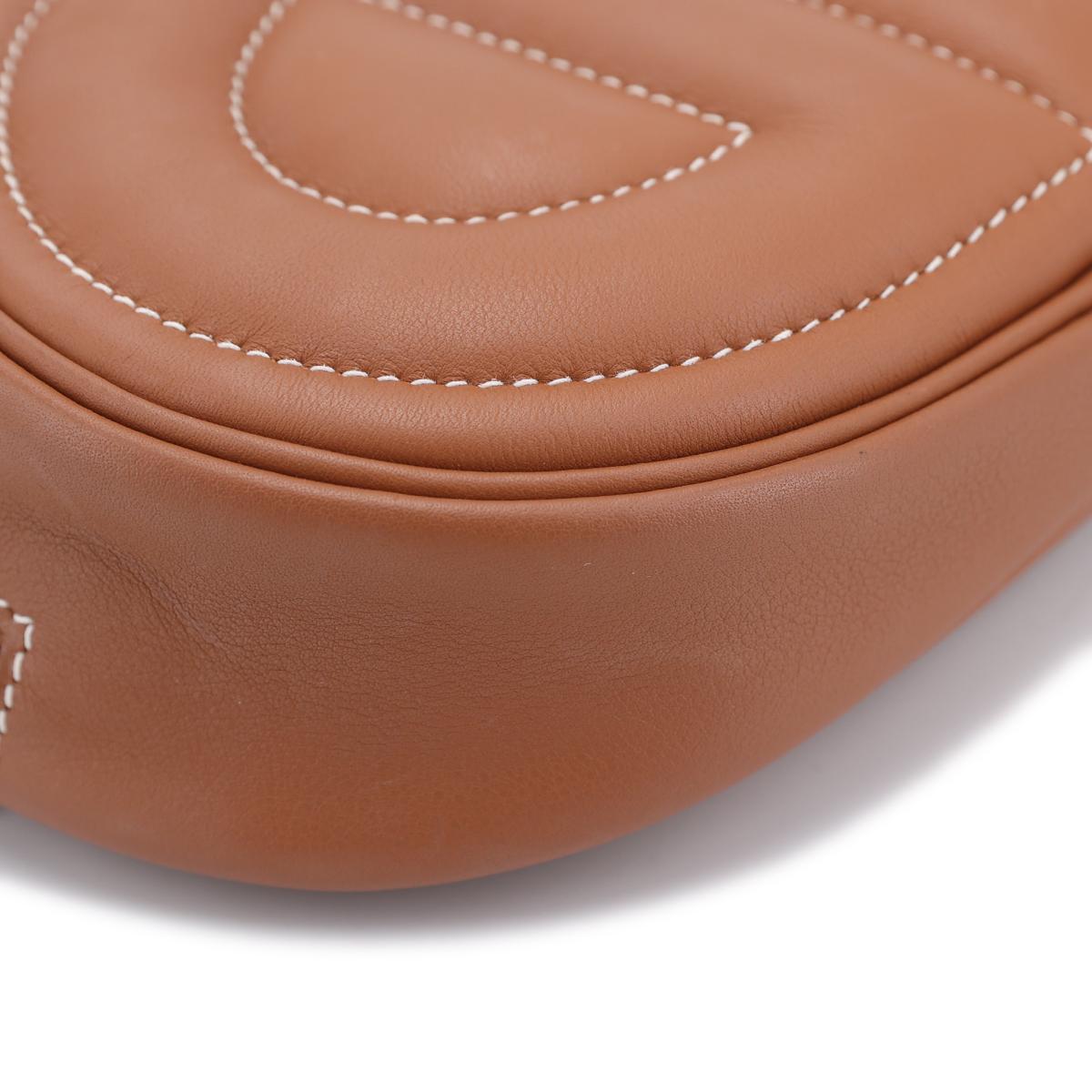 Excellent ( Rank SA ) HERMÈS In The Loop belt bag Gold (37) Swift Palladium hardware Z (2021) - 7