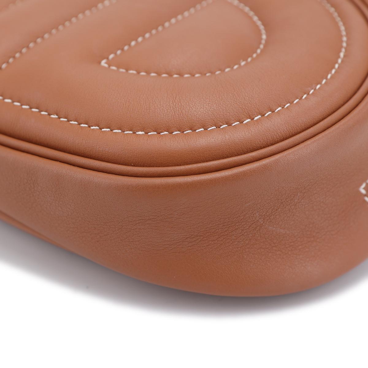 Excellent ( Rank SA ) HERMÈS In The Loop belt bag Gold (37) Swift Palladium hardware Z (2021) - 8
