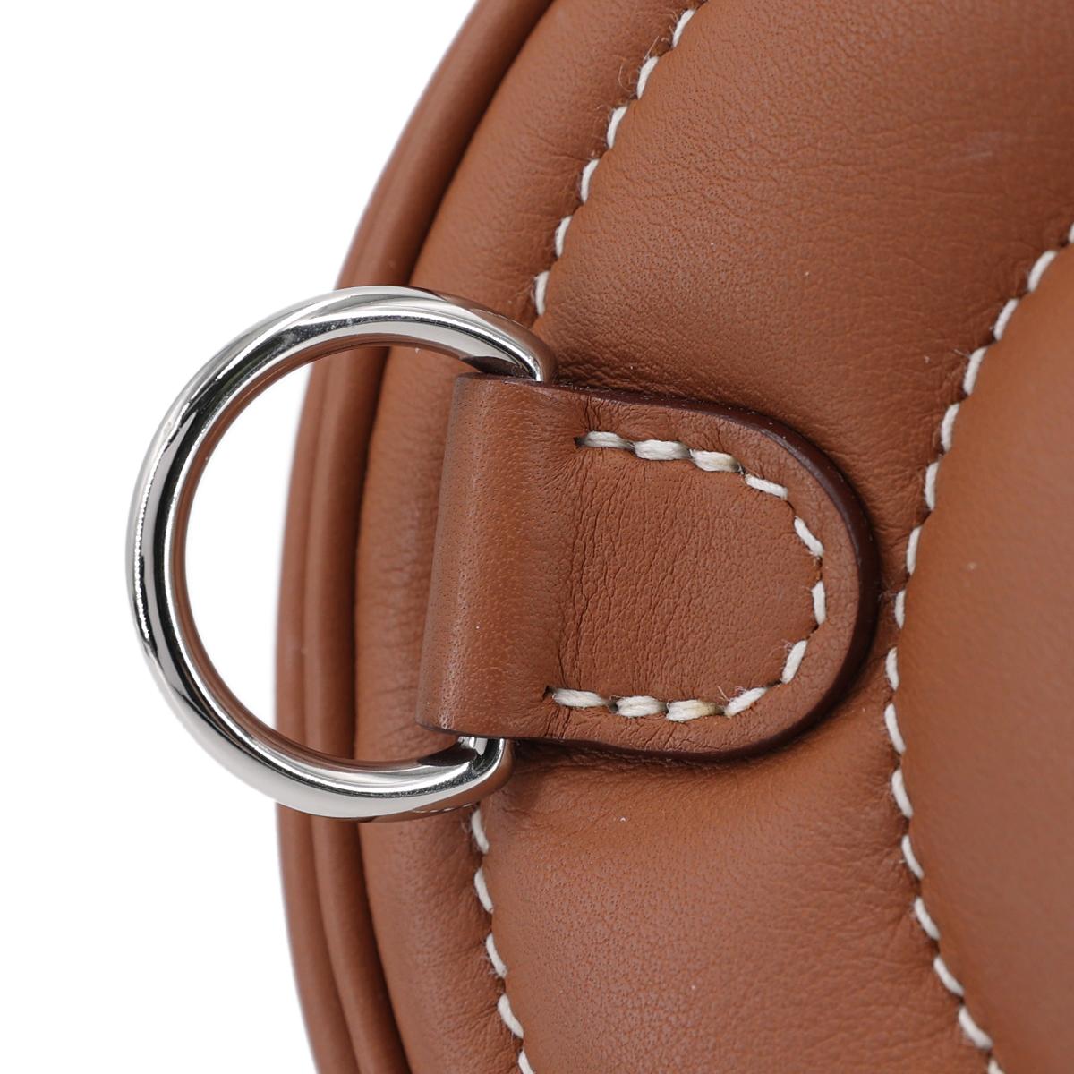 Excellent ( Rank SA ) HERMÈS In The Loop belt bag Gold (37) Swift Palladium hardware Z (2021) - 12