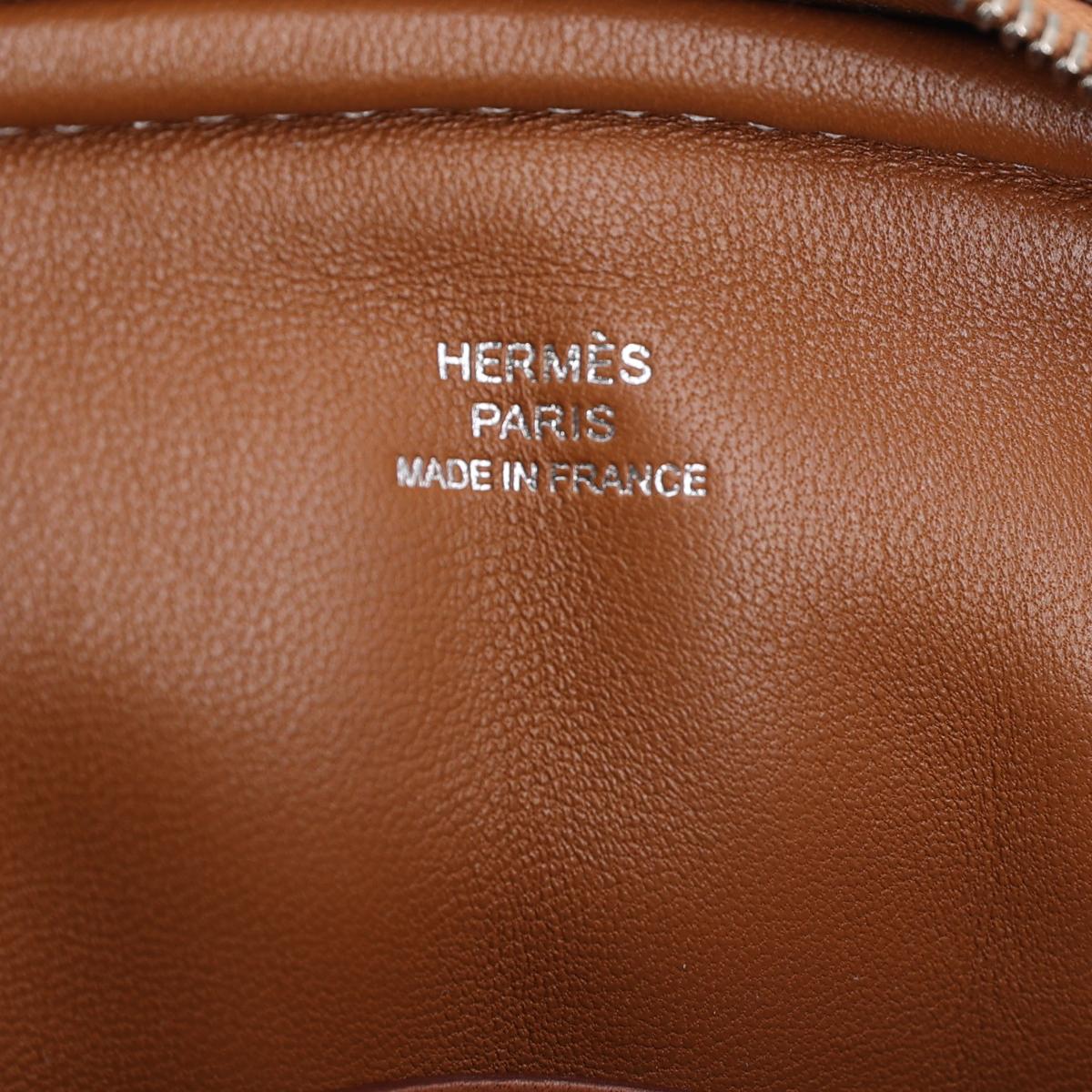 Excellent ( Rank SA ) HERMÈS In The Loop belt bag Gold (37) Swift Palladium hardware Z (2021) - 13