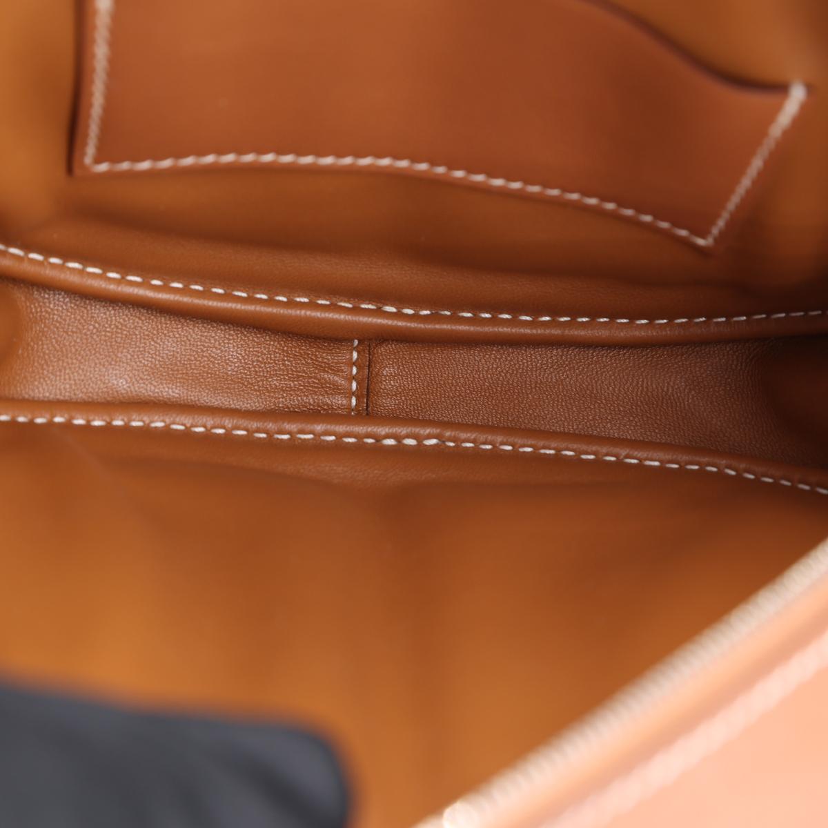 Excellent ( Rank SA ) HERMÈS In The Loop belt bag Gold (37) Swift Palladium hardware Z (2021) - 14