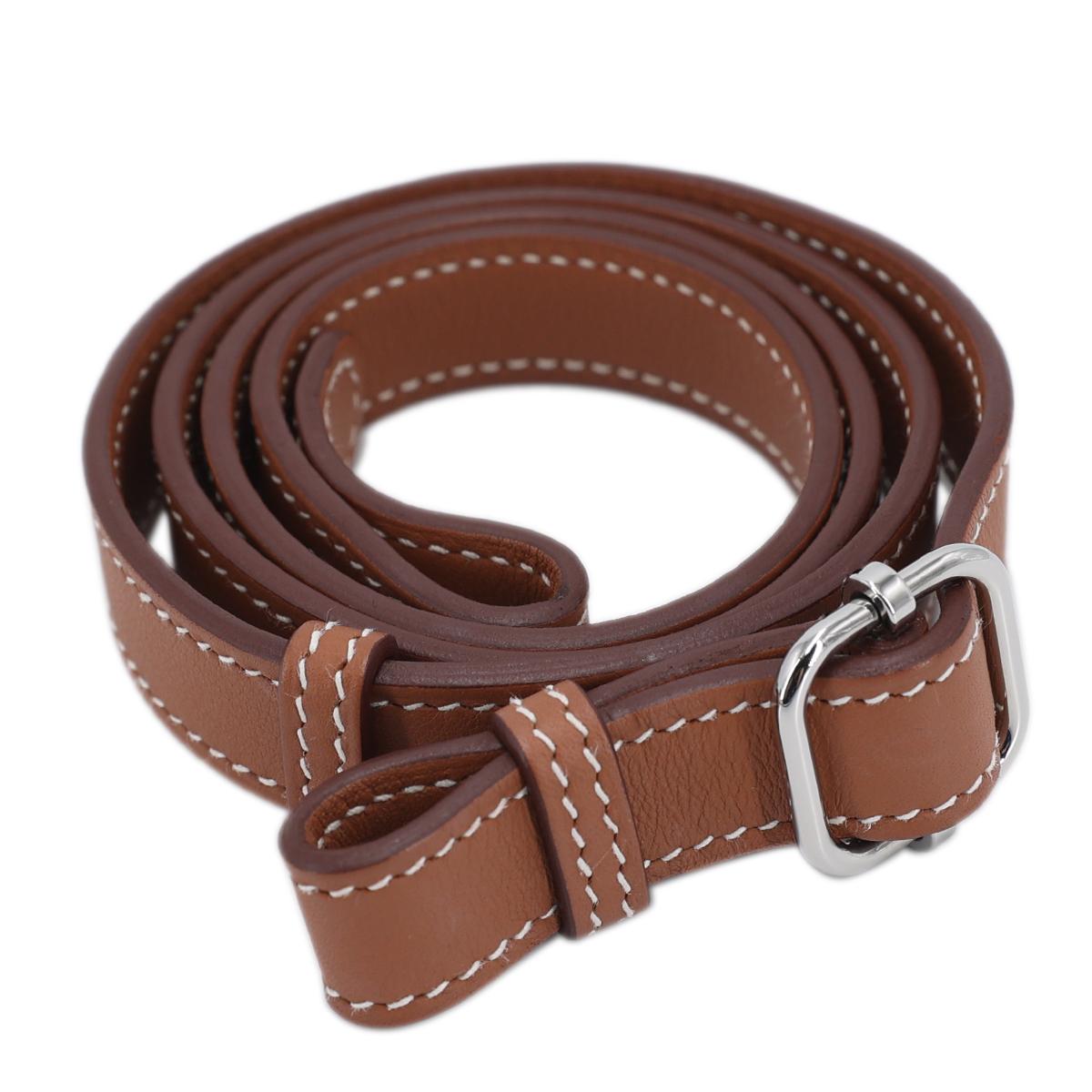 Excellent ( Rank SA ) HERMÈS In The Loop belt bag Gold (37) Swift Palladium hardware Z (2021) - 16