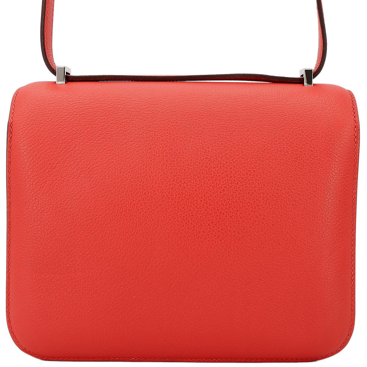 Very Good ( Rank A) HERMÈS Constance Mini Rose Jaipur (T5) Evercolor Enamel hardware C (2018) - 2
