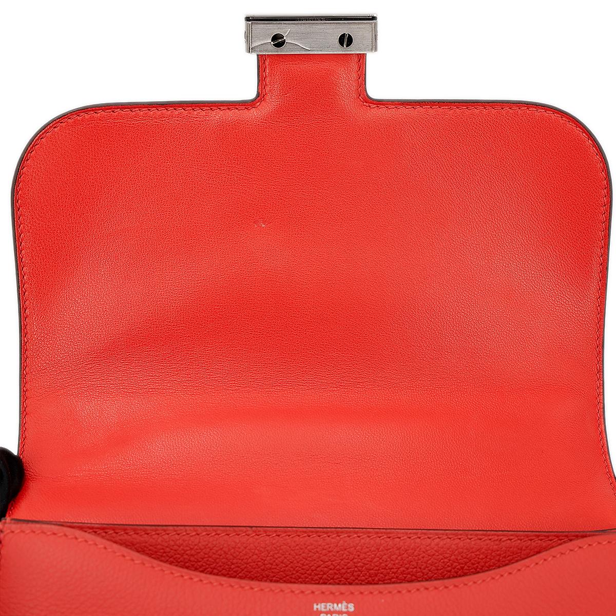 Very Good ( Rank A) HERMÈS Constance Mini Rose Jaipur (T5) Evercolor Enamel hardware C (2018) - 20
