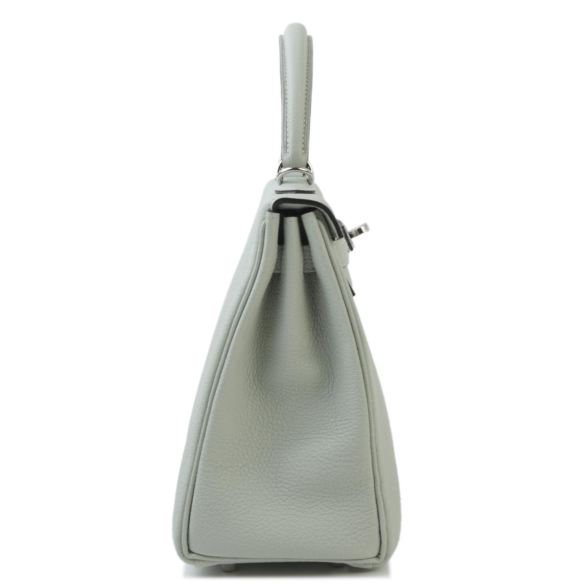 Brand New ( Rank N ) HERMÈS Kelly 25 Gris Neve (0W) Togo Palladium hardware B (2023) - 5