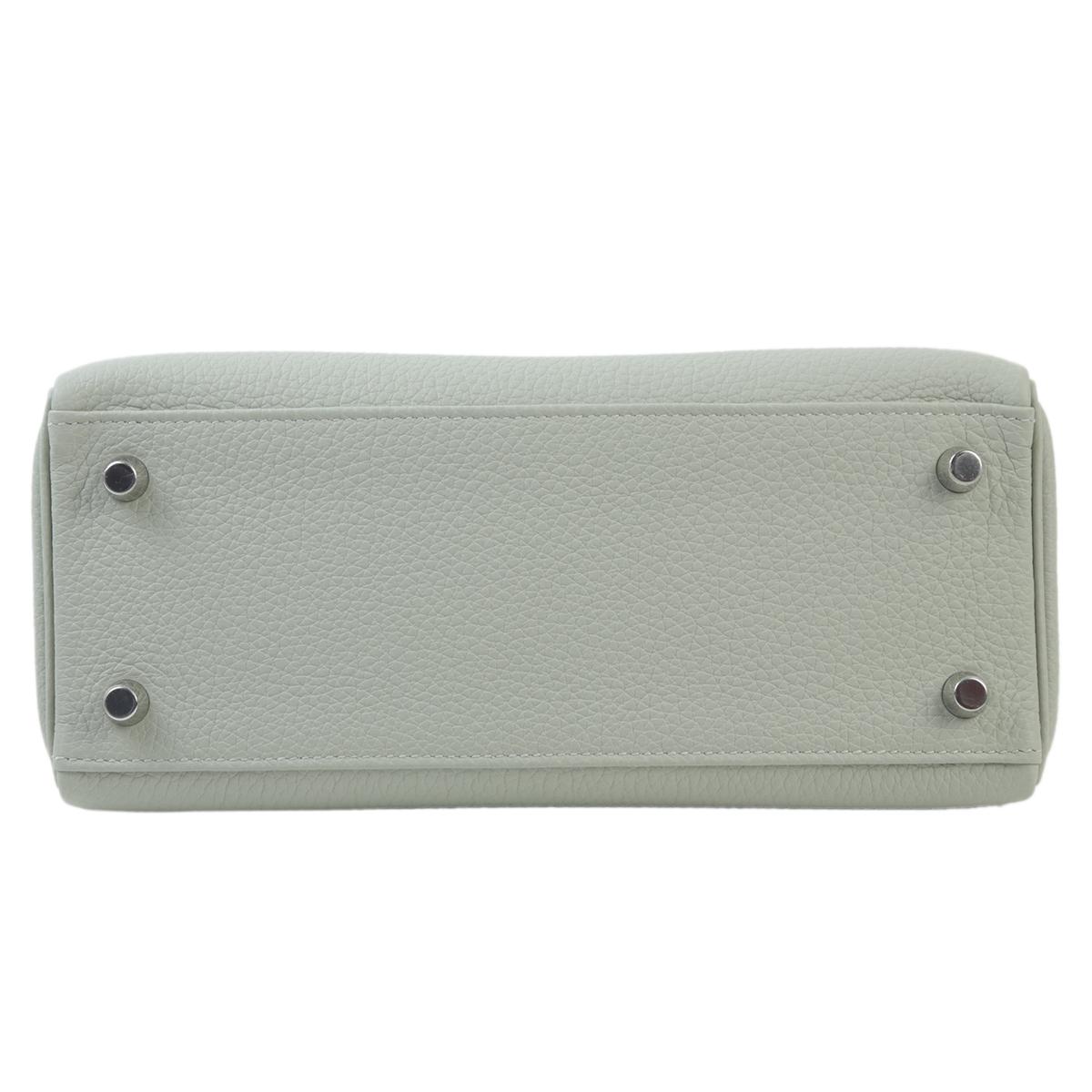 Brand New ( Rank N ) HERMÈS Kelly 25 Gris Neve (0W) Togo Palladium hardware B (2023) - 7