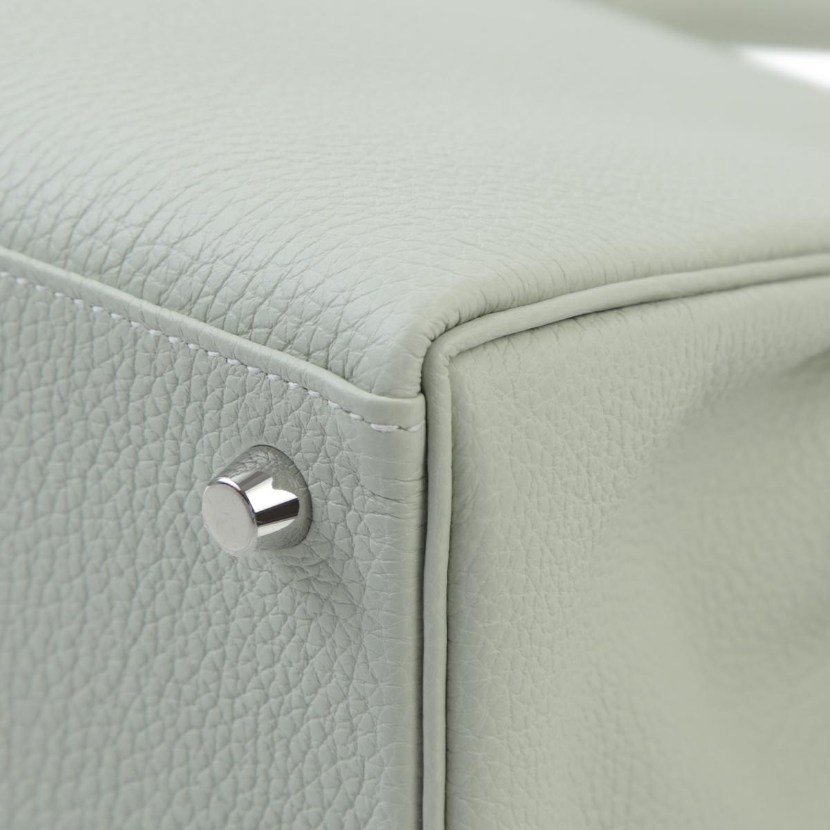 Brand New ( Rank N ) HERMÈS Kelly 25 Gris Neve (0W) Togo Palladium hardware B (2023) - 11